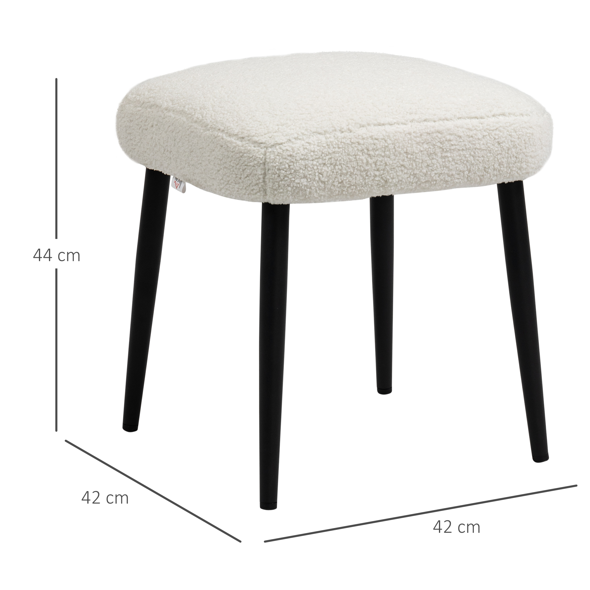 Pufas 42 × 42 × 44 cm 2