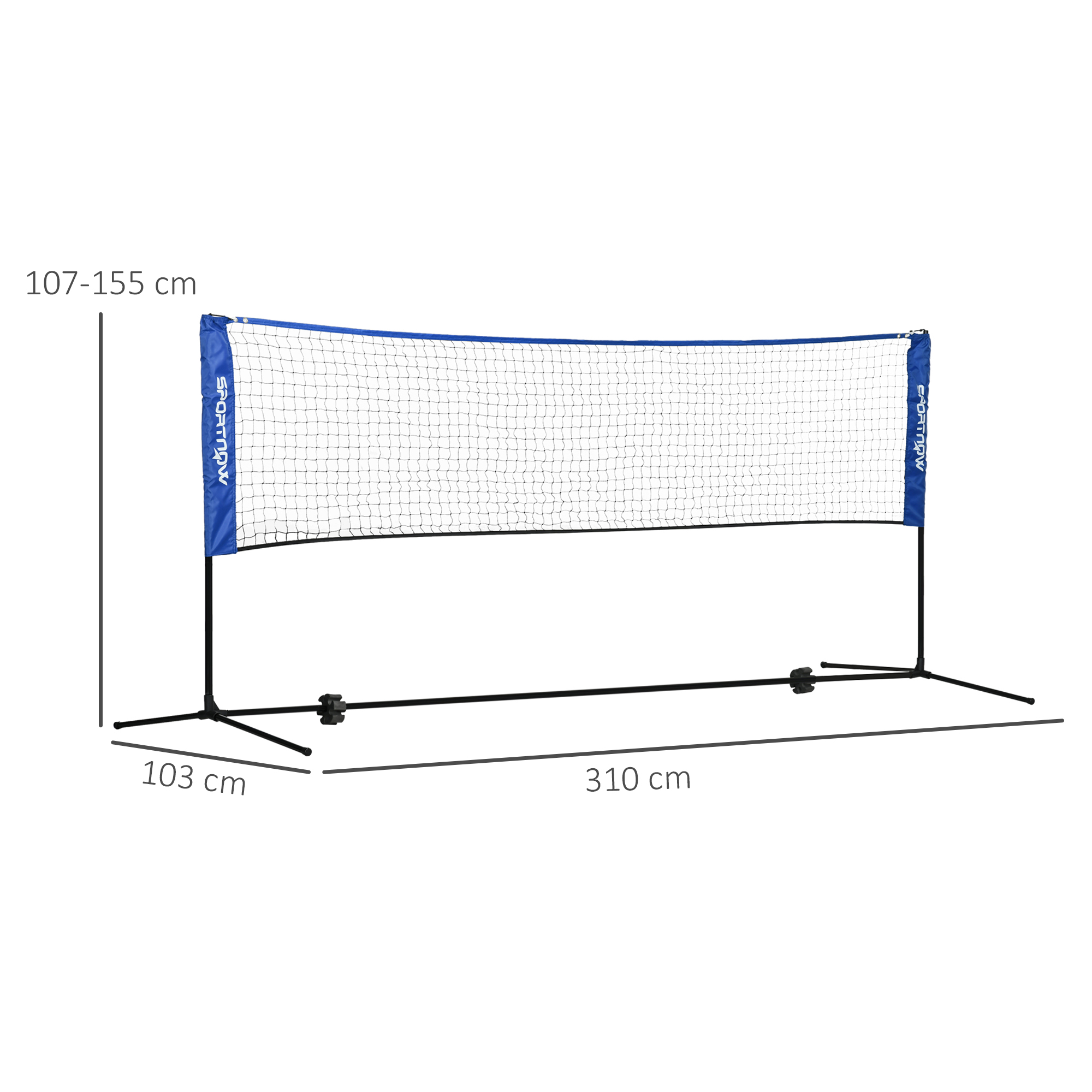 Badmintono tinklas 3,10 m 2