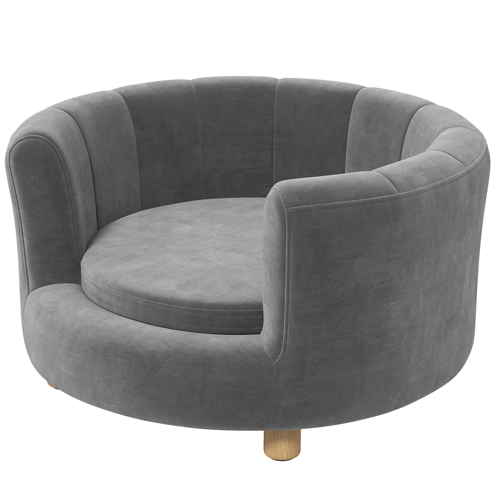Gyvūnų sofa pilka