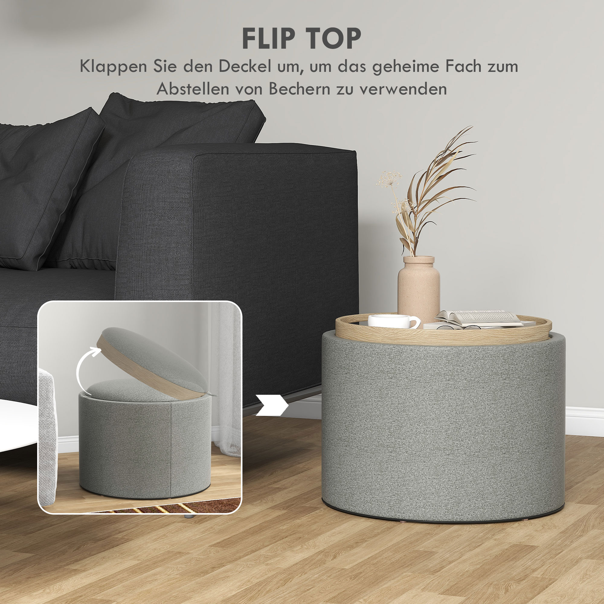 Pufas 56 × 56 × 42 cm 3