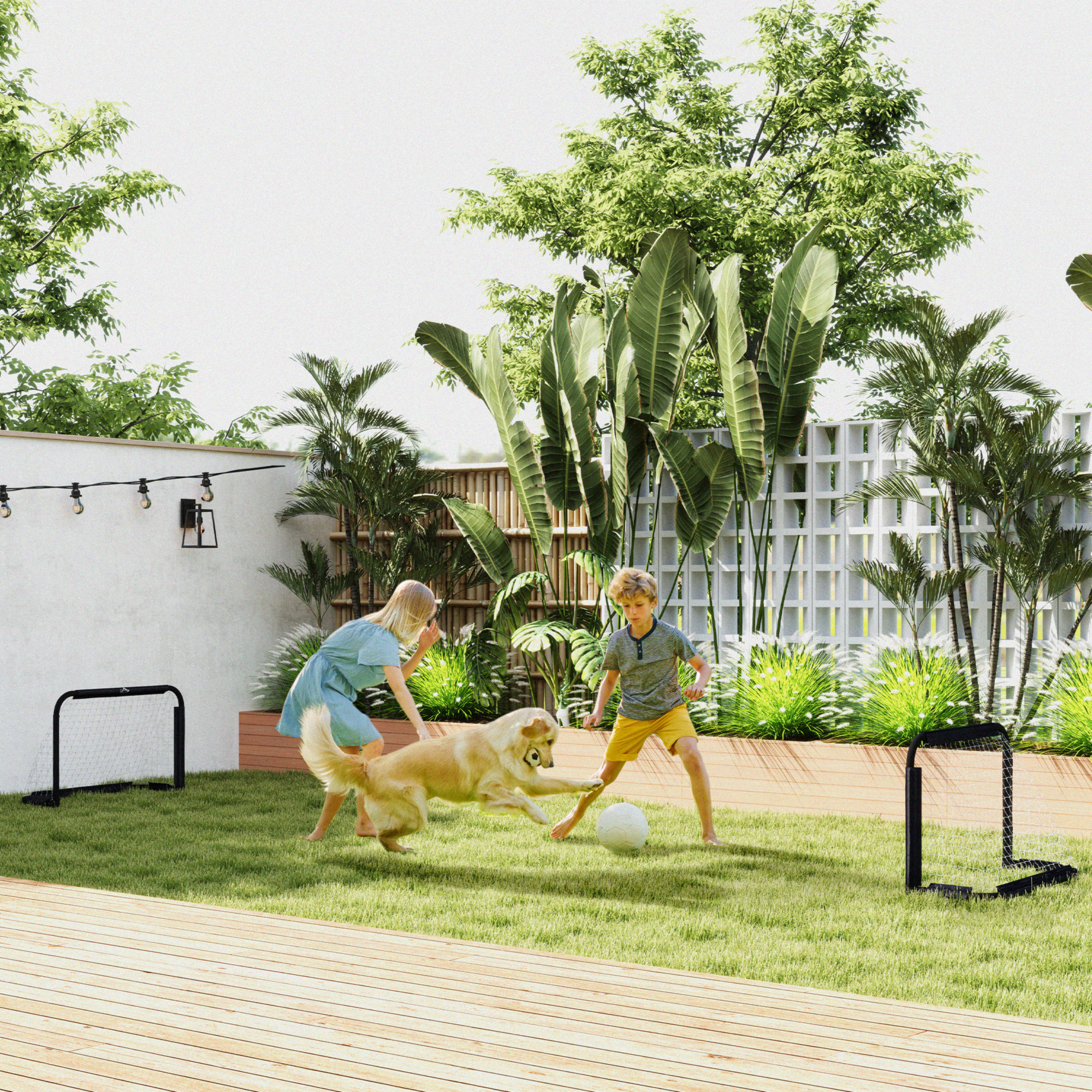 Futbolo vartai 90 × 36 × 60 cm