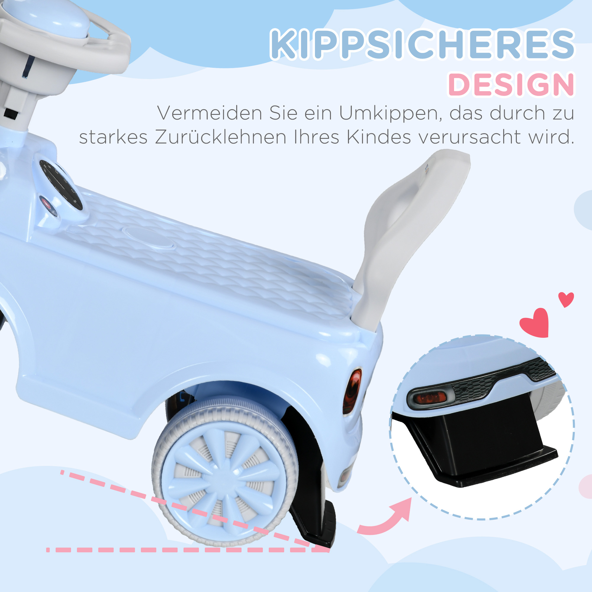 Paspiriamas automobilis mėlynas 3