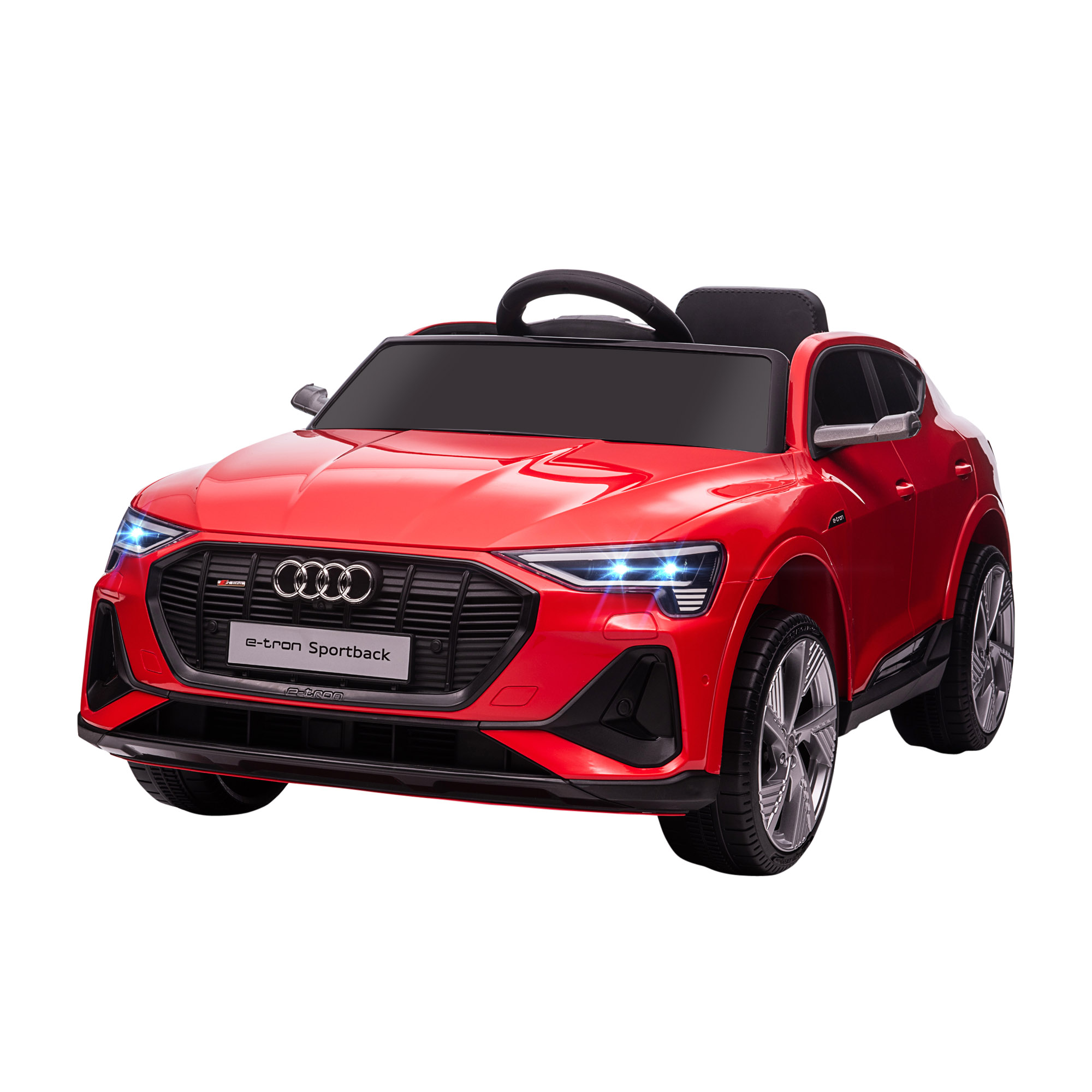 Vaikiškas elektrinis automobilis raudonas