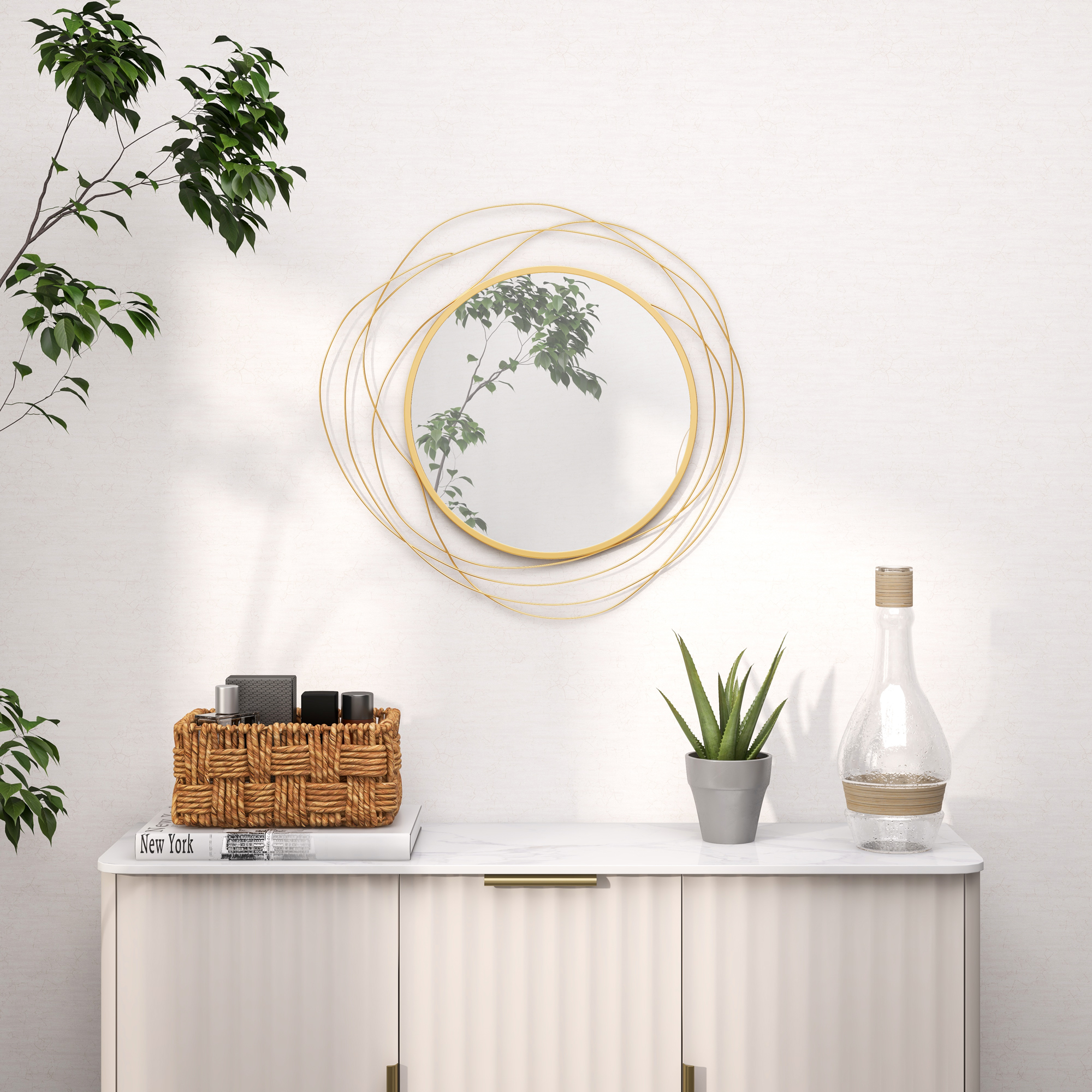 Sienos veidrodis Ø65 cm