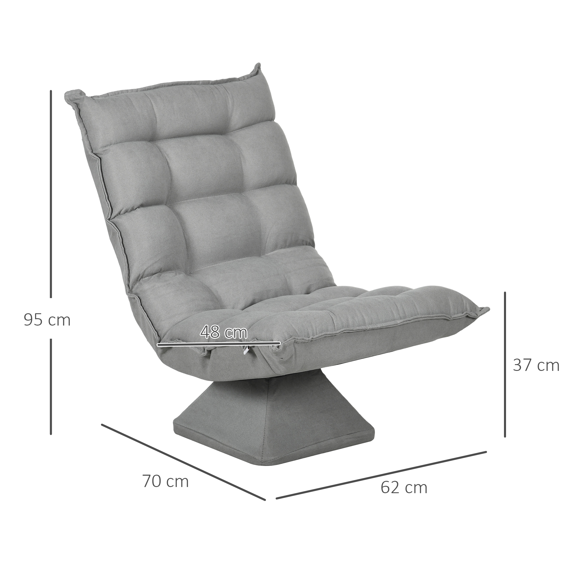 Fotelis 62 × 70 × 95 cm 2