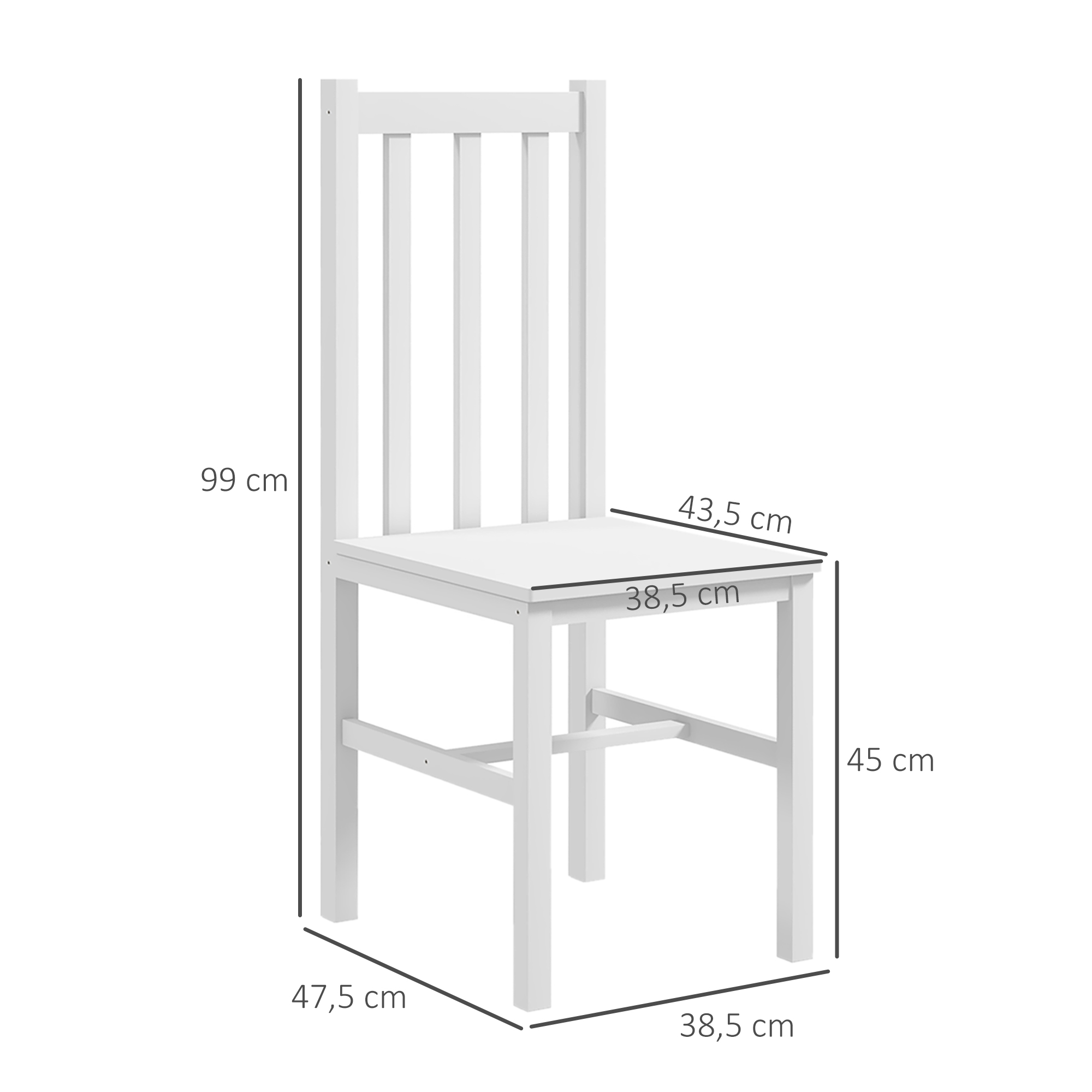 Kėdė 99 cm 2 vnt. 2