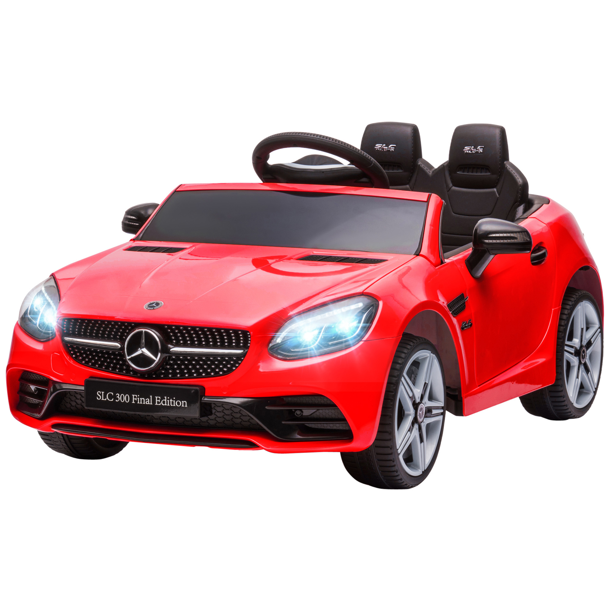 Bērnu elektromobilis ar tālvadības pulti un 12 V dubulto motoru, sarkans, 107 × 62,5 × 44 cm