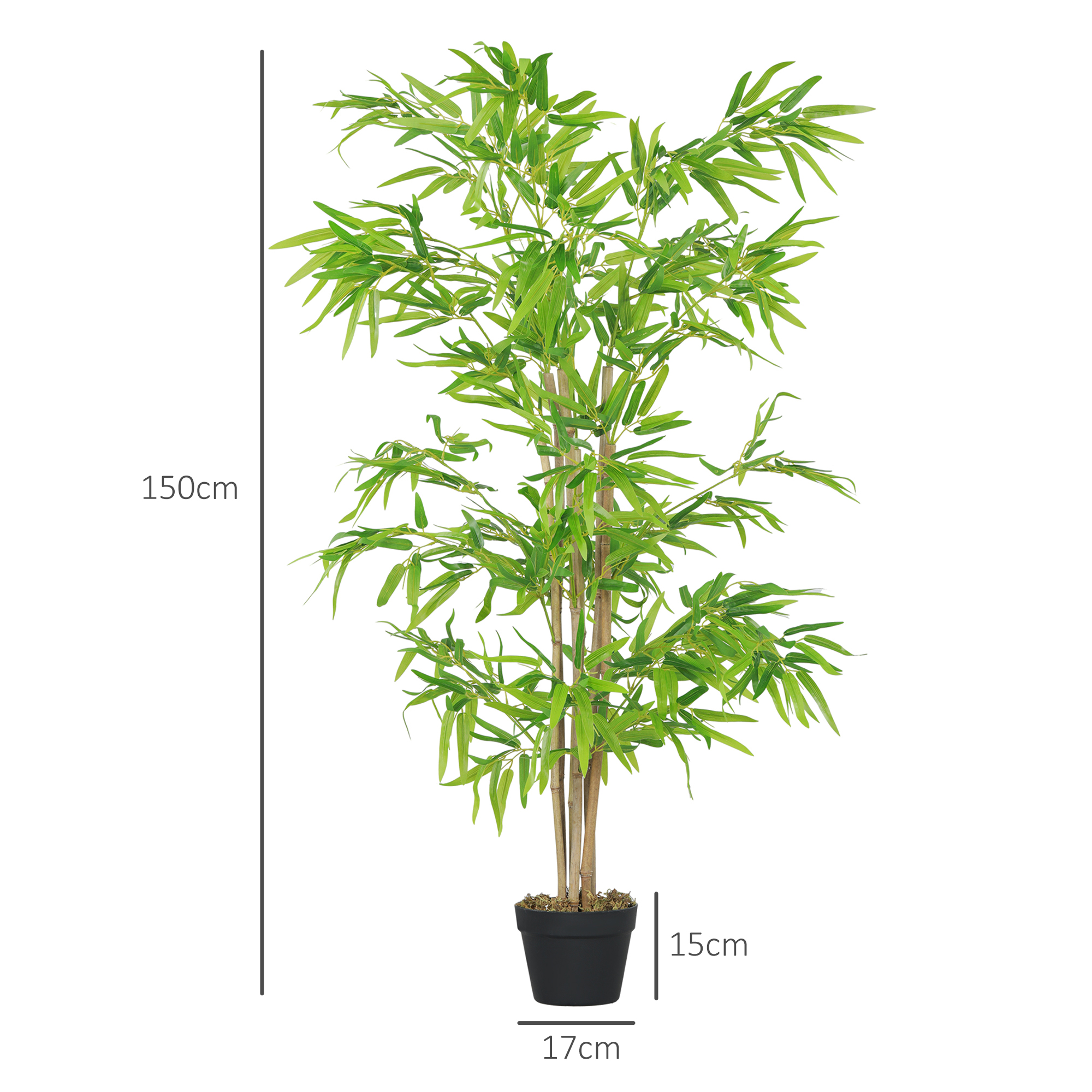 Dirbtinis bambukas 150 cm 2
