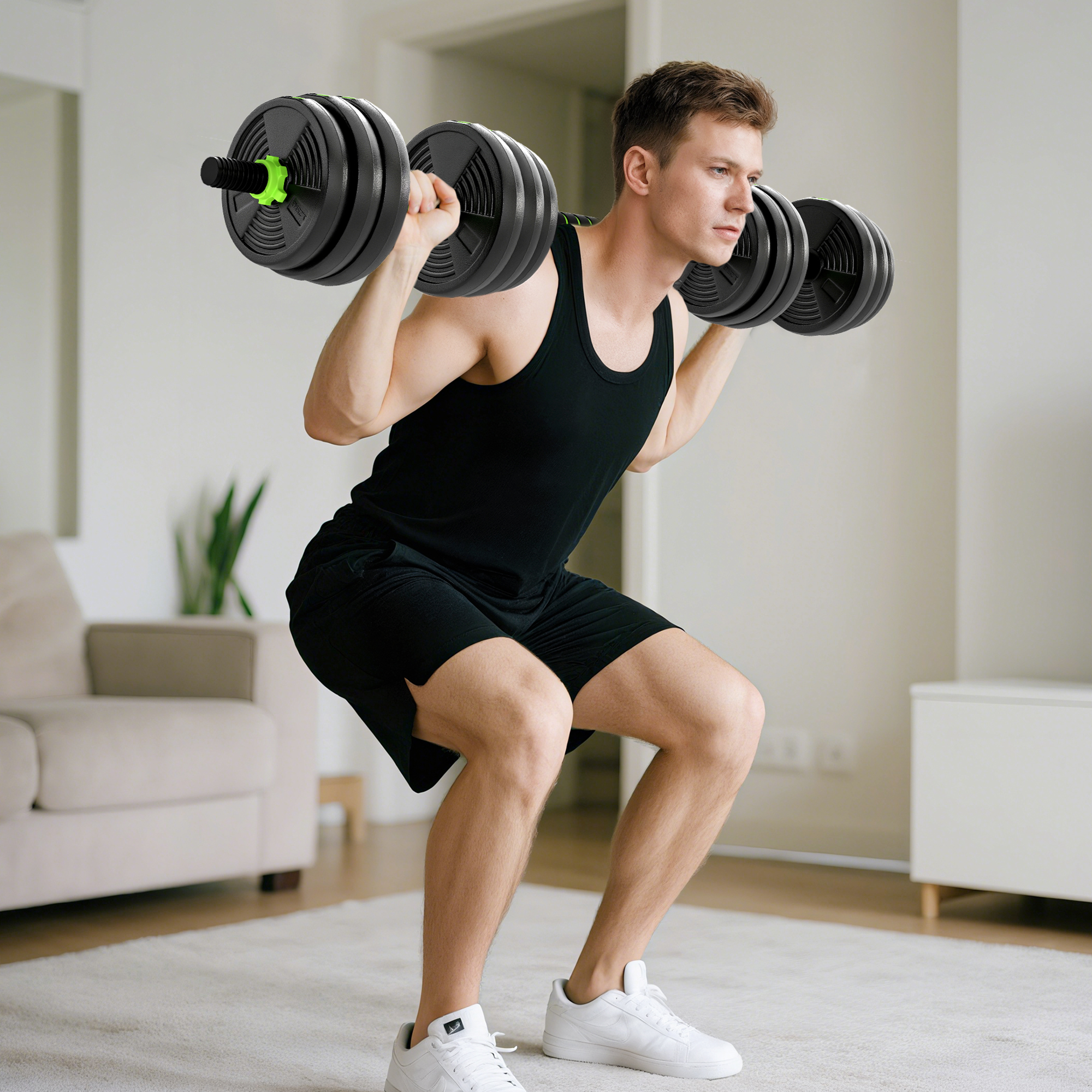 Hantelių rinkinys 20 kg 21 vnt.