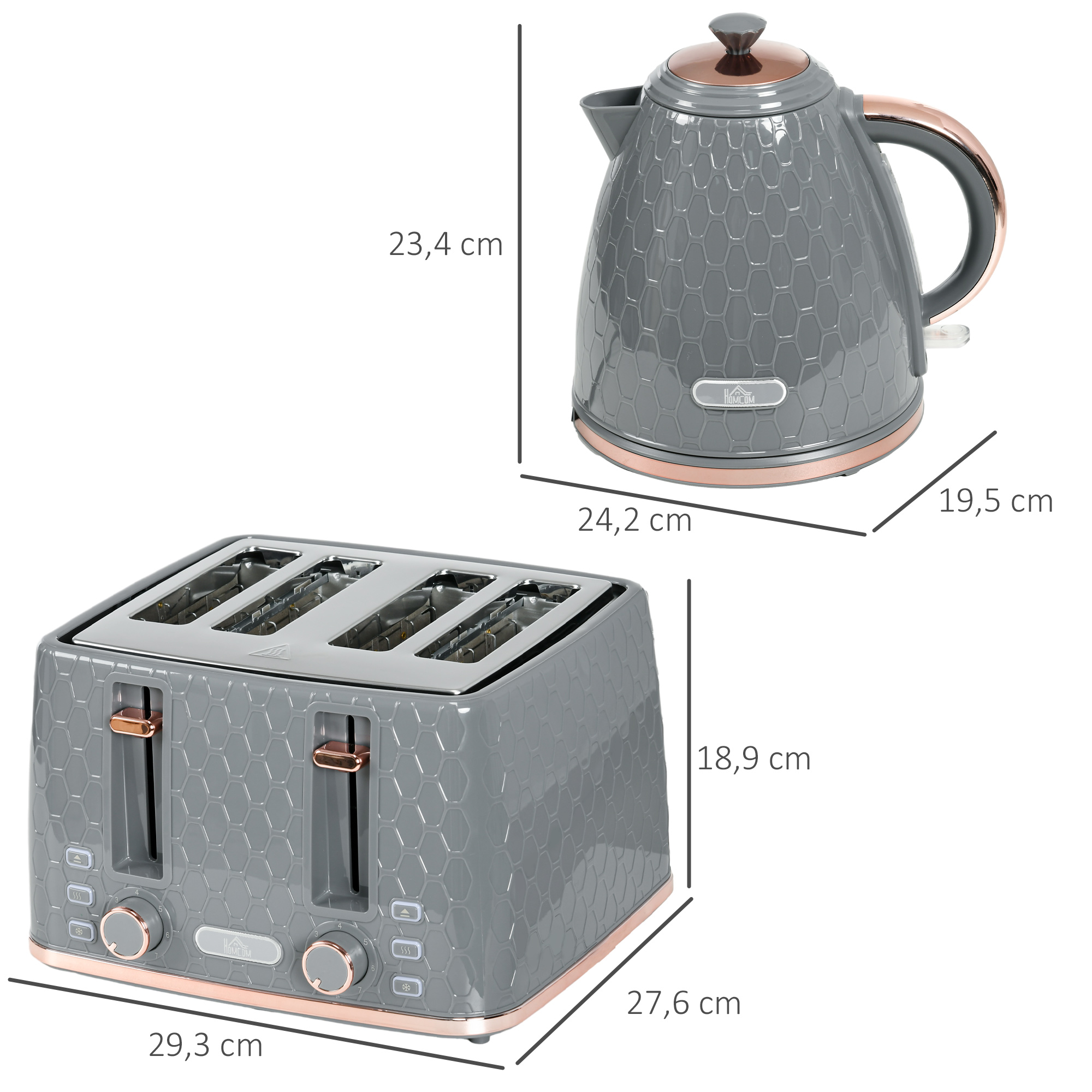 Tosteris ir virdulys 1,7 l 2