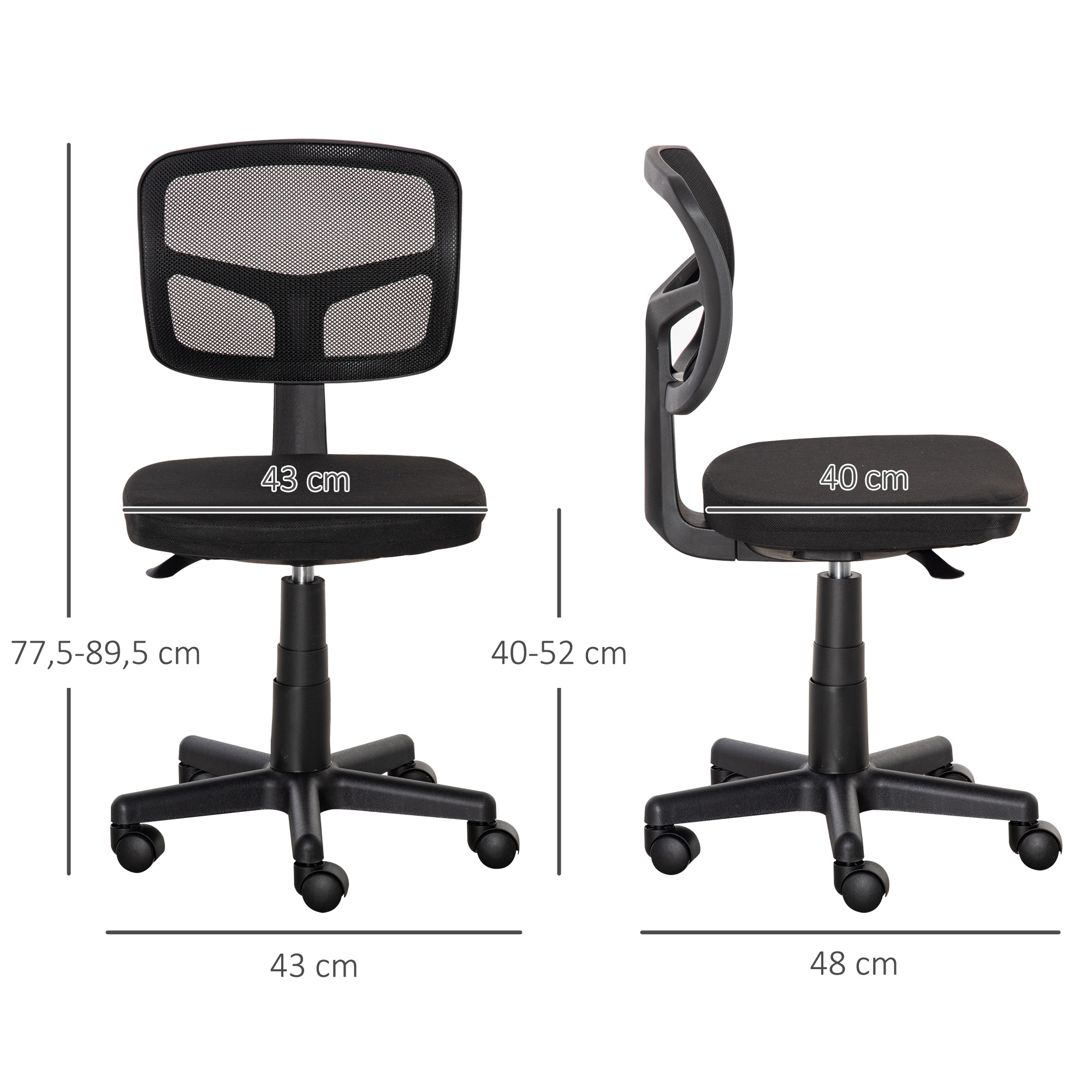 Biuro kėdė juoda 2