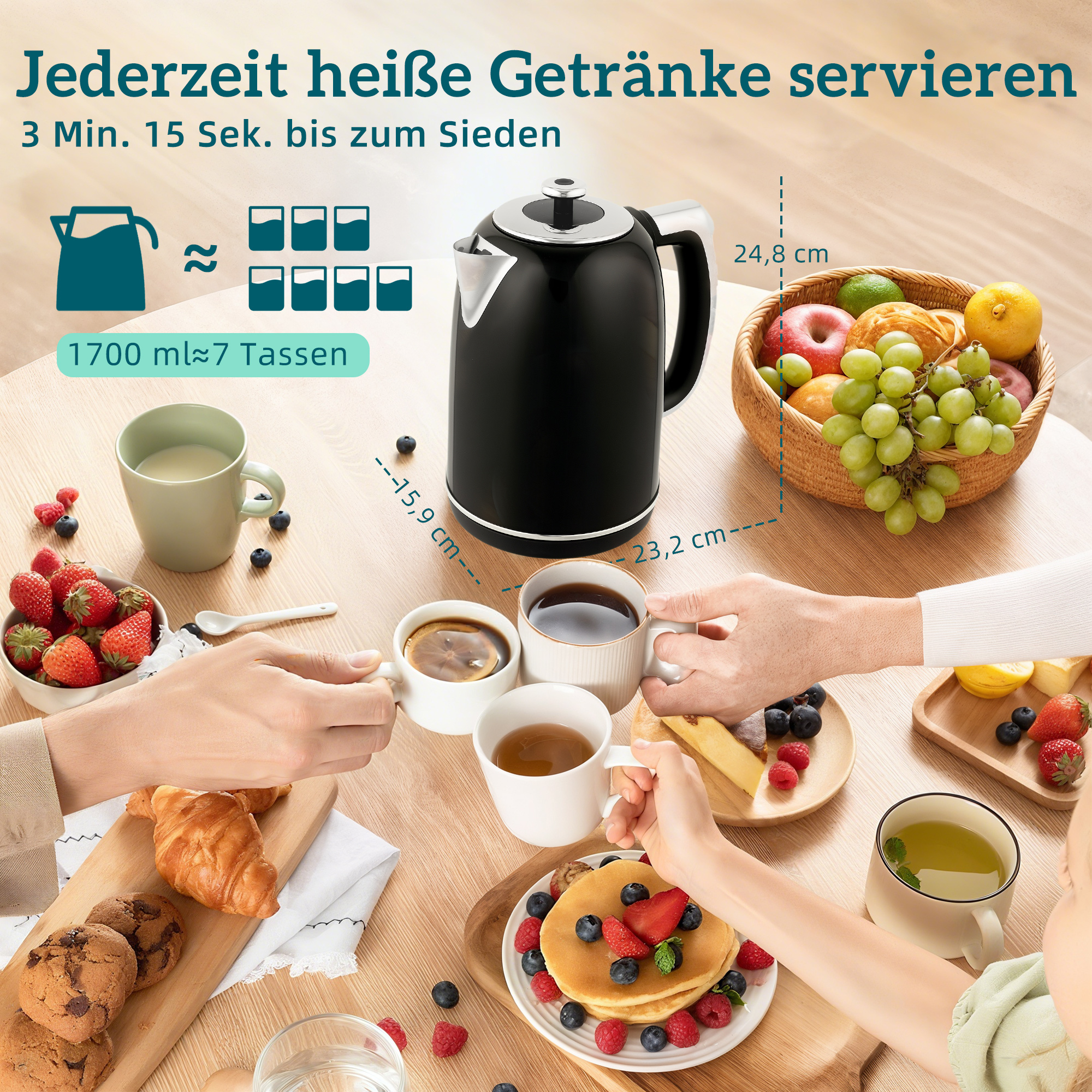 Virdulys ir skrudintuvas 1,7 l 2