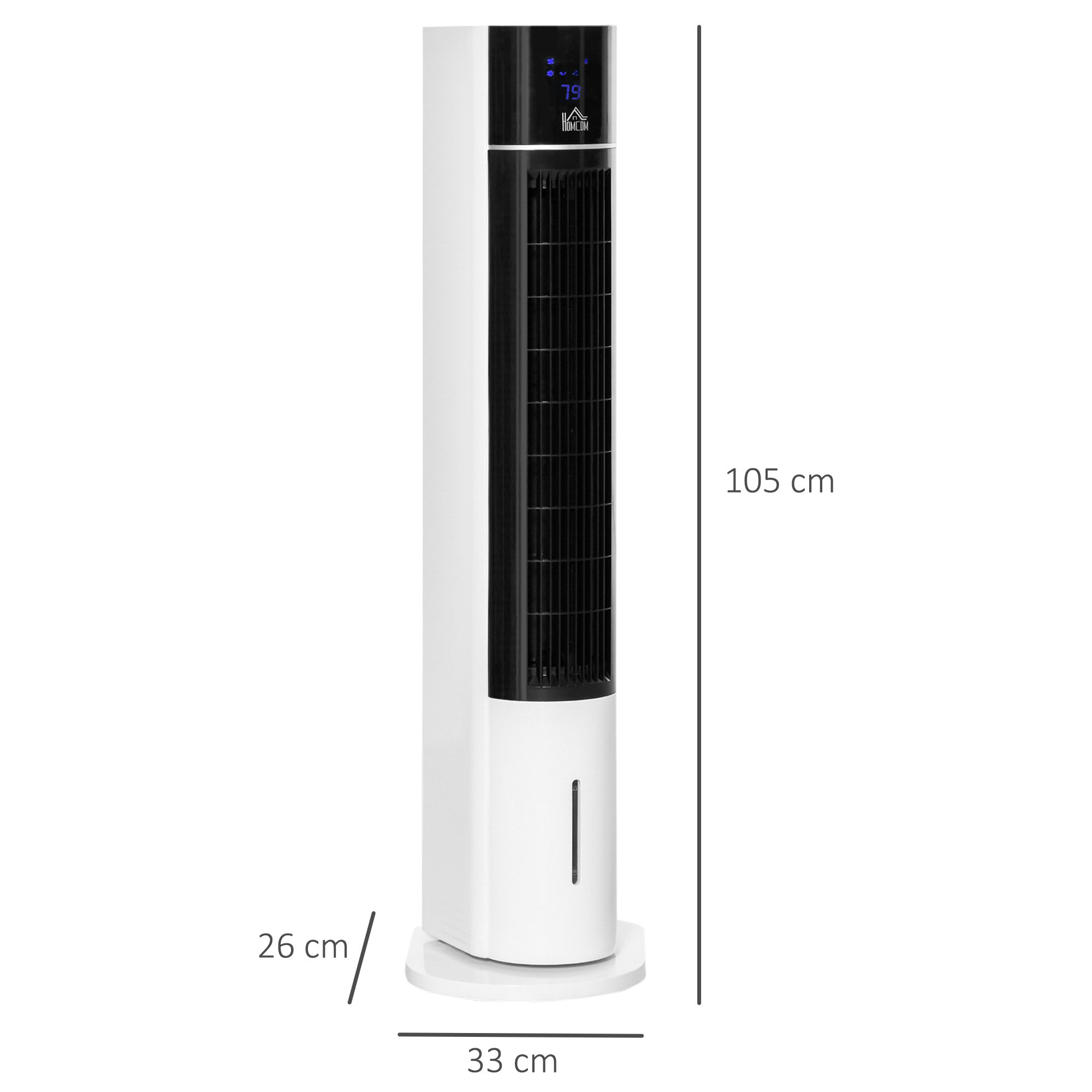 Ventiliatorius 33×26×105 cm 2