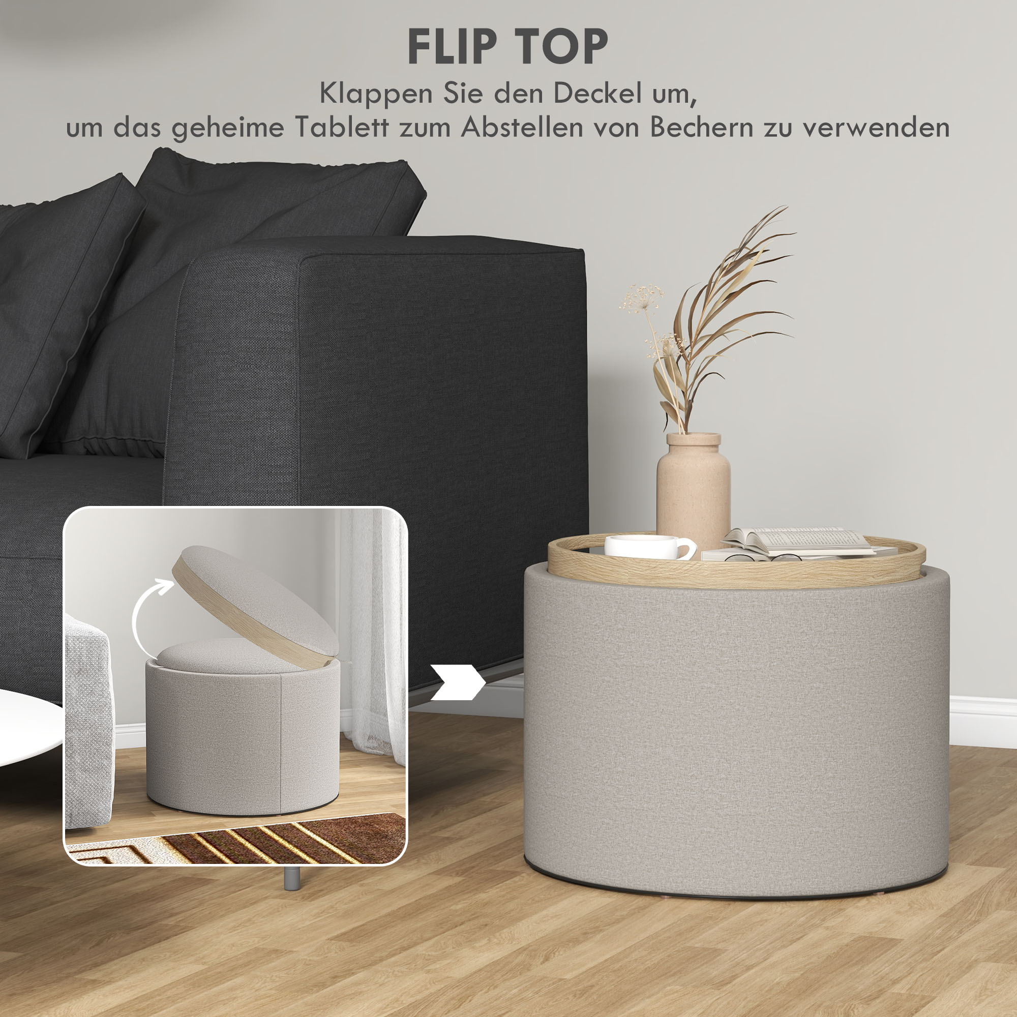 Pufas 56 x 56 x 42 cm 3