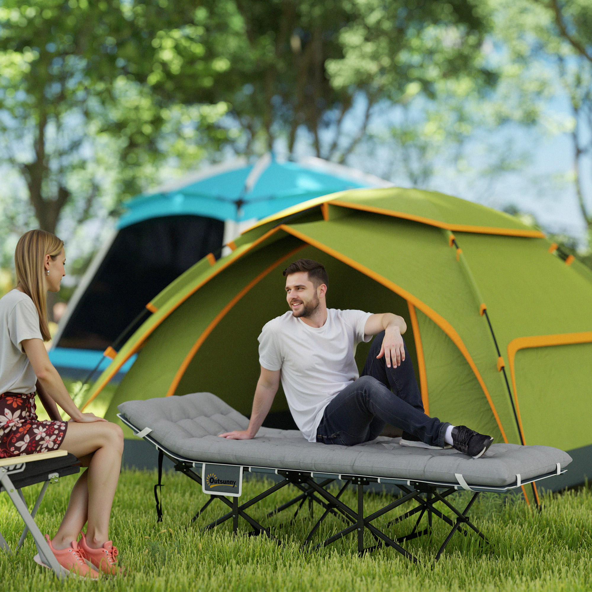 Turistinis gultas 185 x 68 x 37 cm