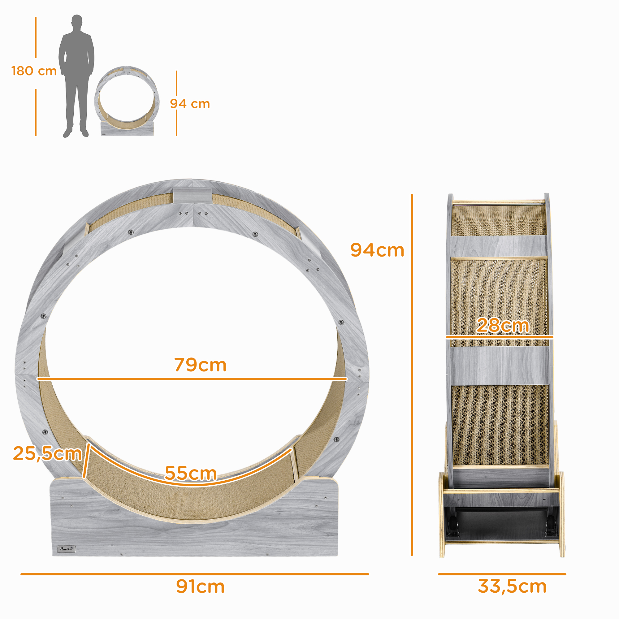 Kačių bėgimo ratas 91 cm 2