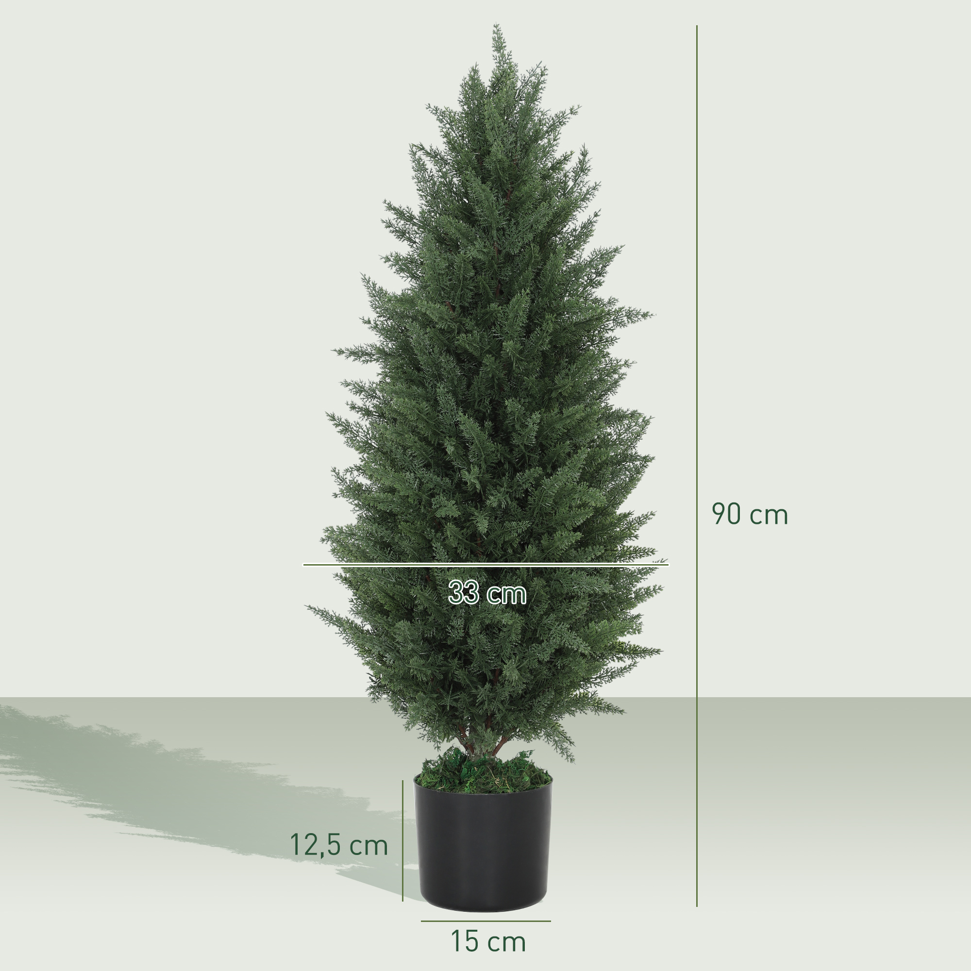 Dirbtiniai kiparisai 90 cm 2