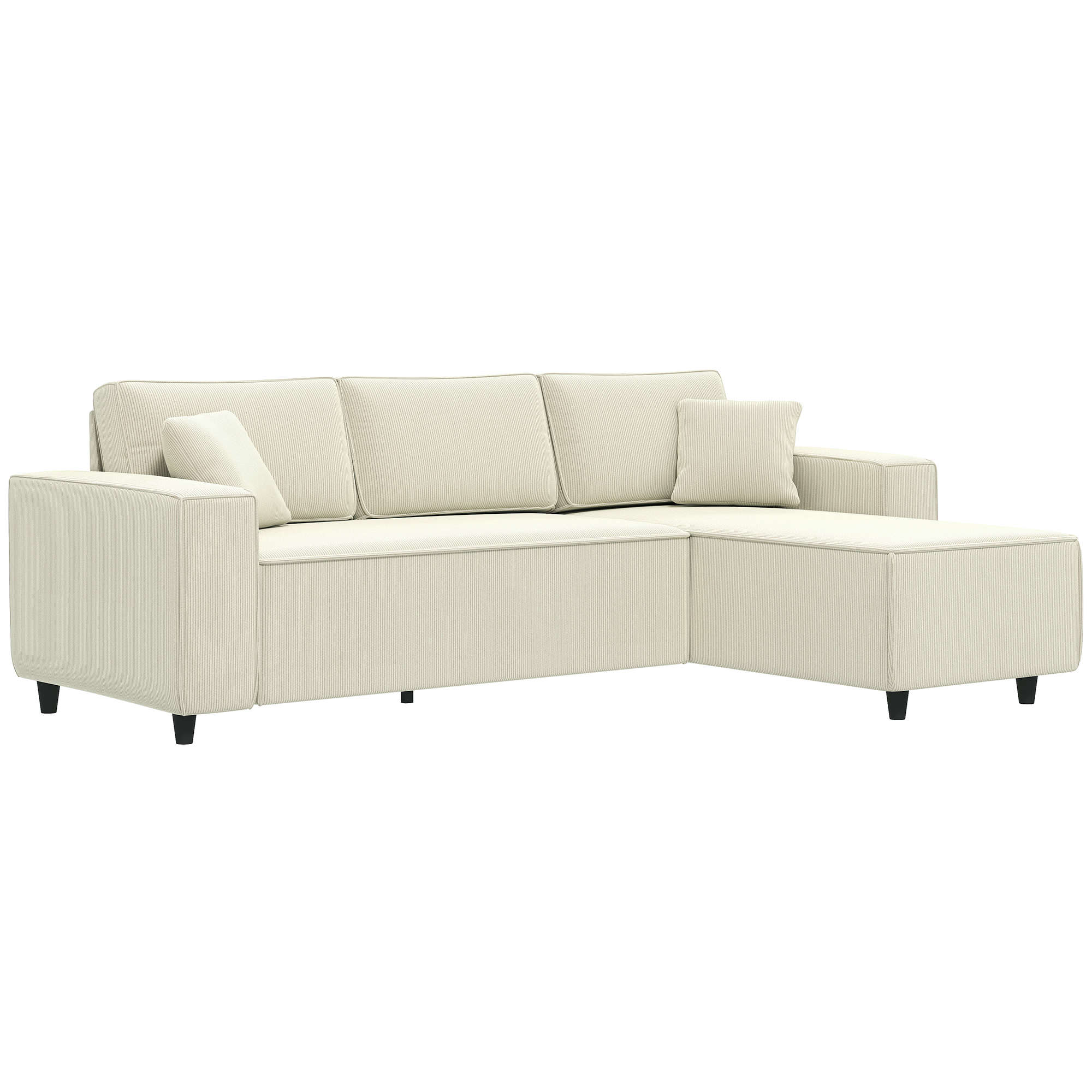 Kampinė sofa 241 x 153 x 83 cm
