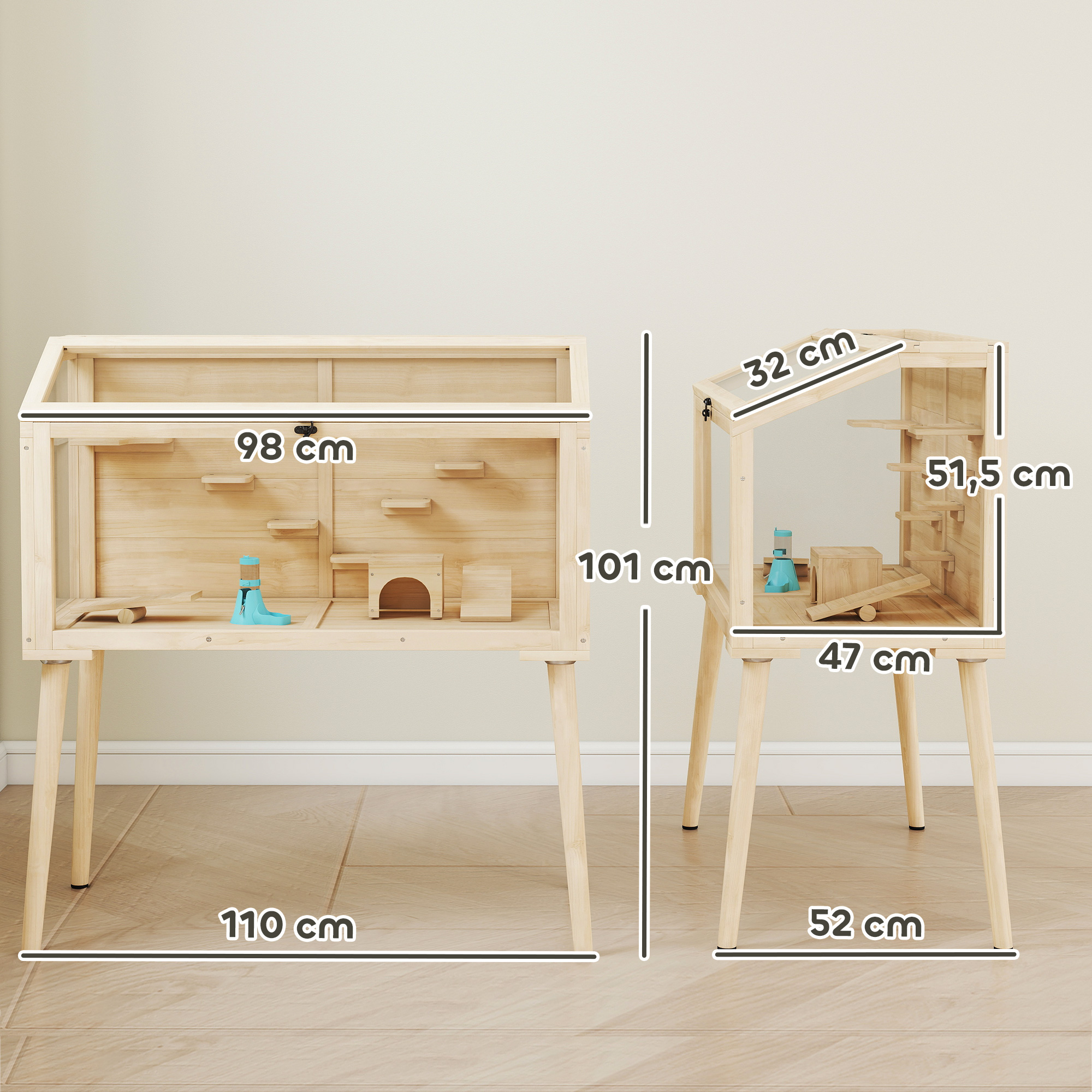 Hamsterio narvas 110 x 52 x 101 cm 2