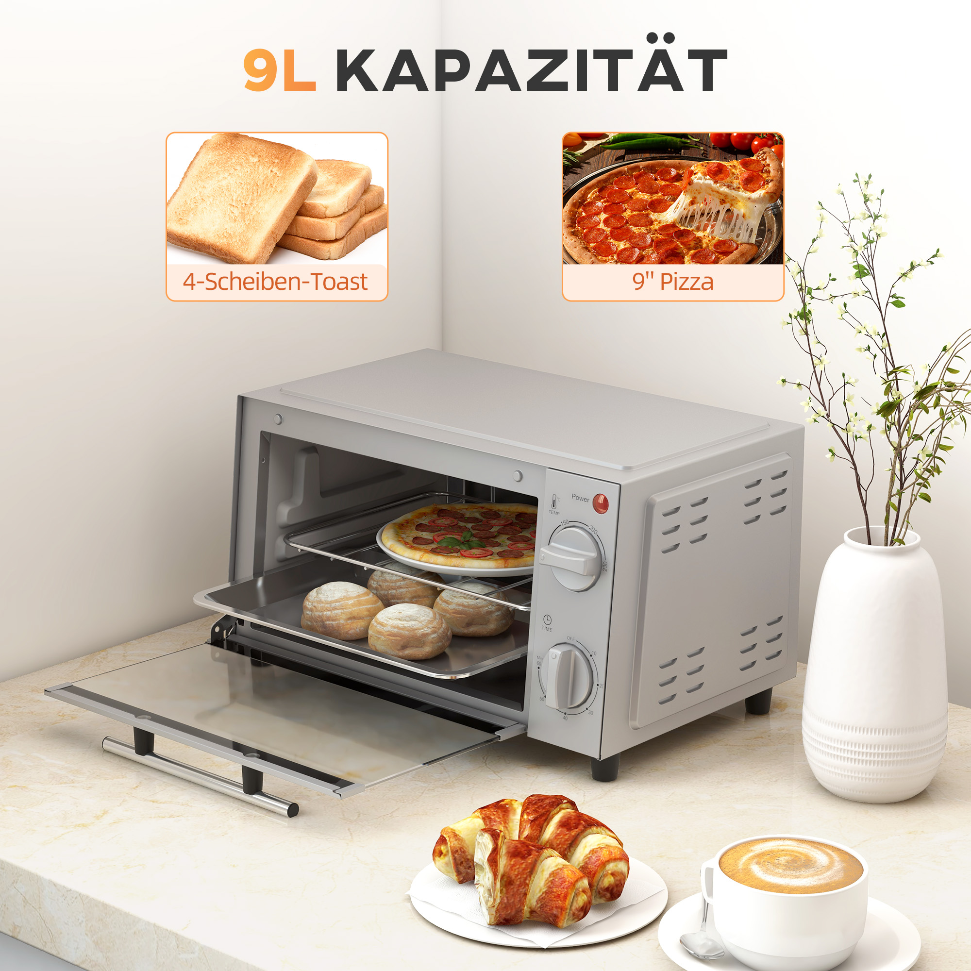 Mini orkaitė 9 l 3