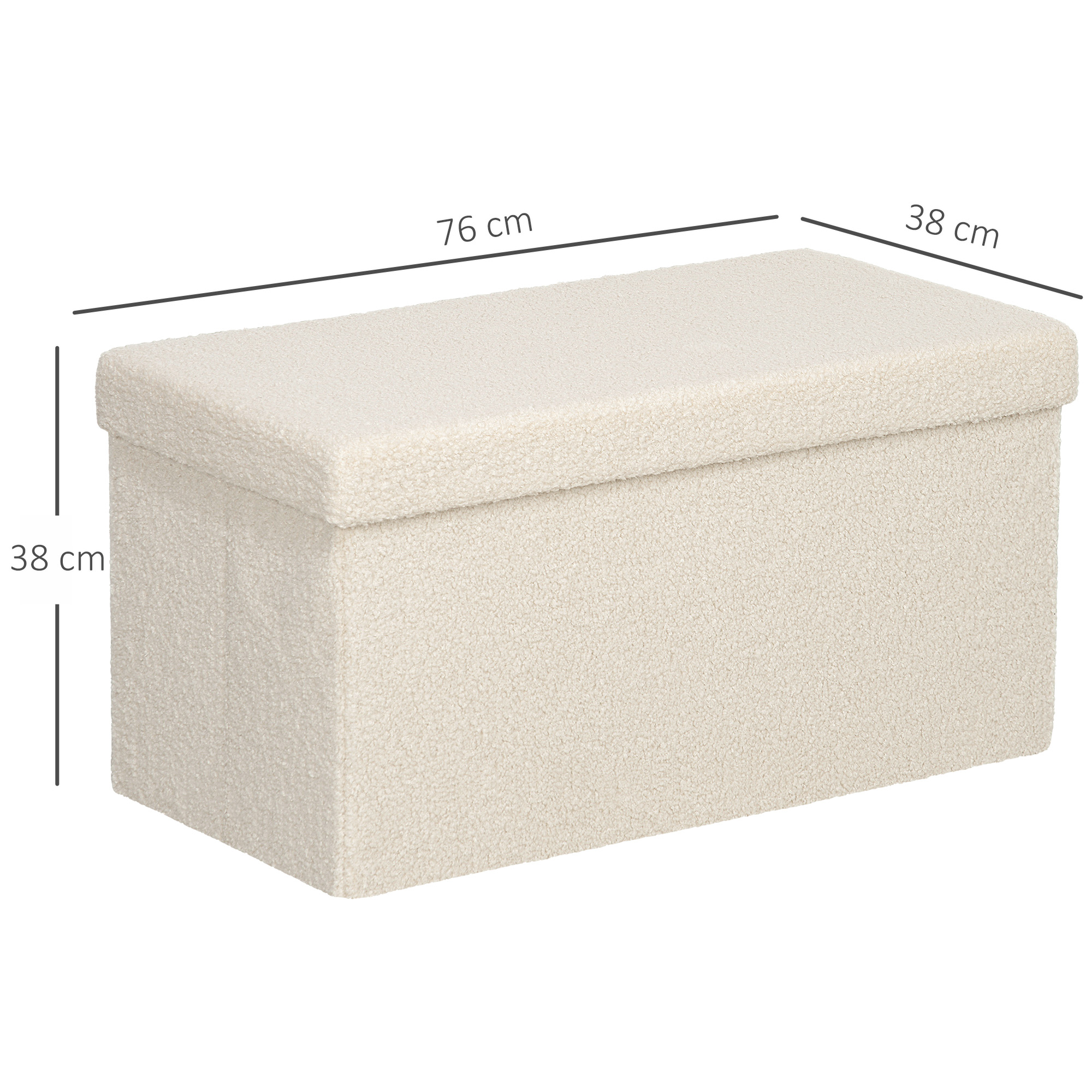 Pufas 76 × 38 × 38 cm 2