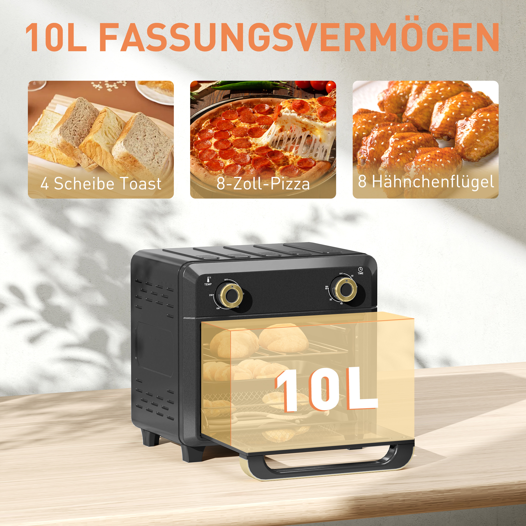 Mini orkaitė 10 l 3