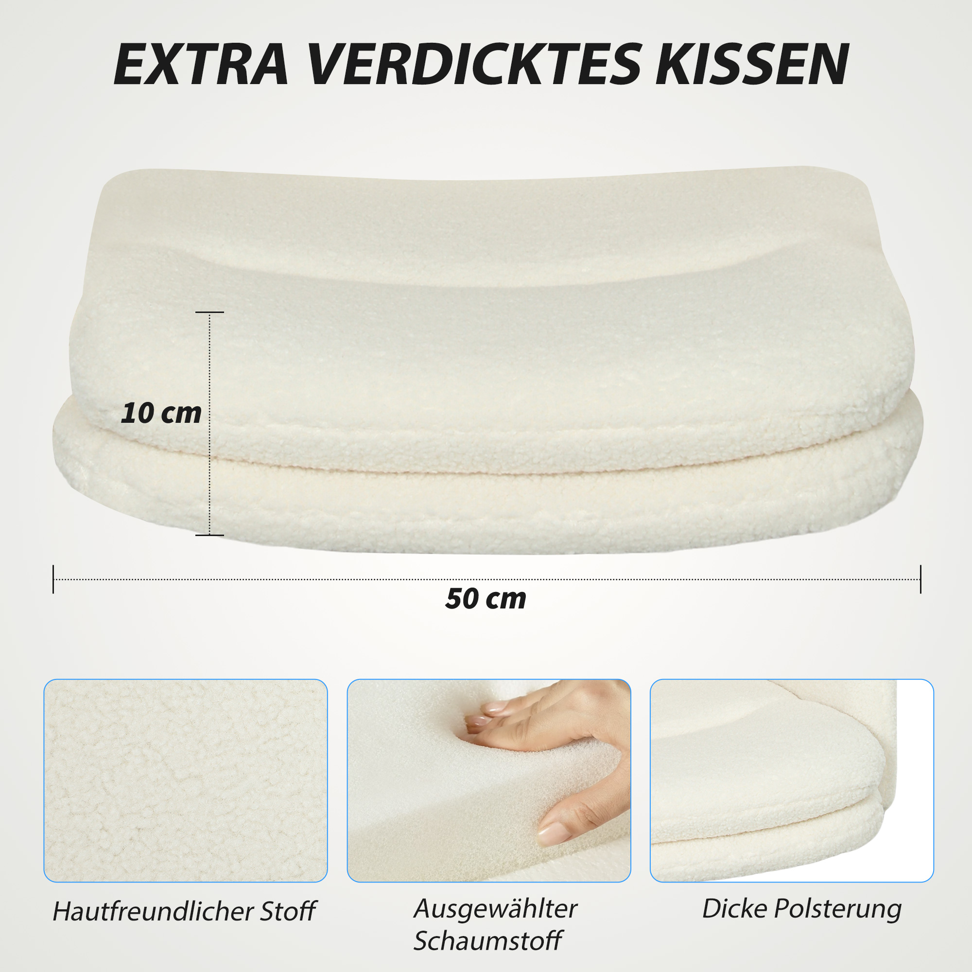 Biuro kėdė kreminė 3