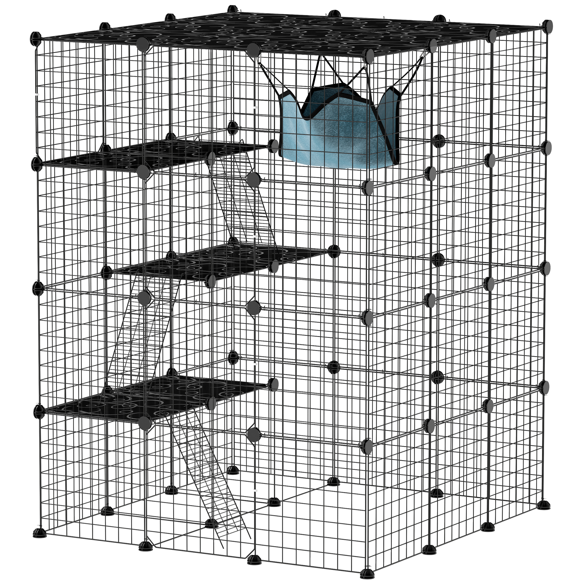 Kačių voljeras 105 × 105 × 140 cm