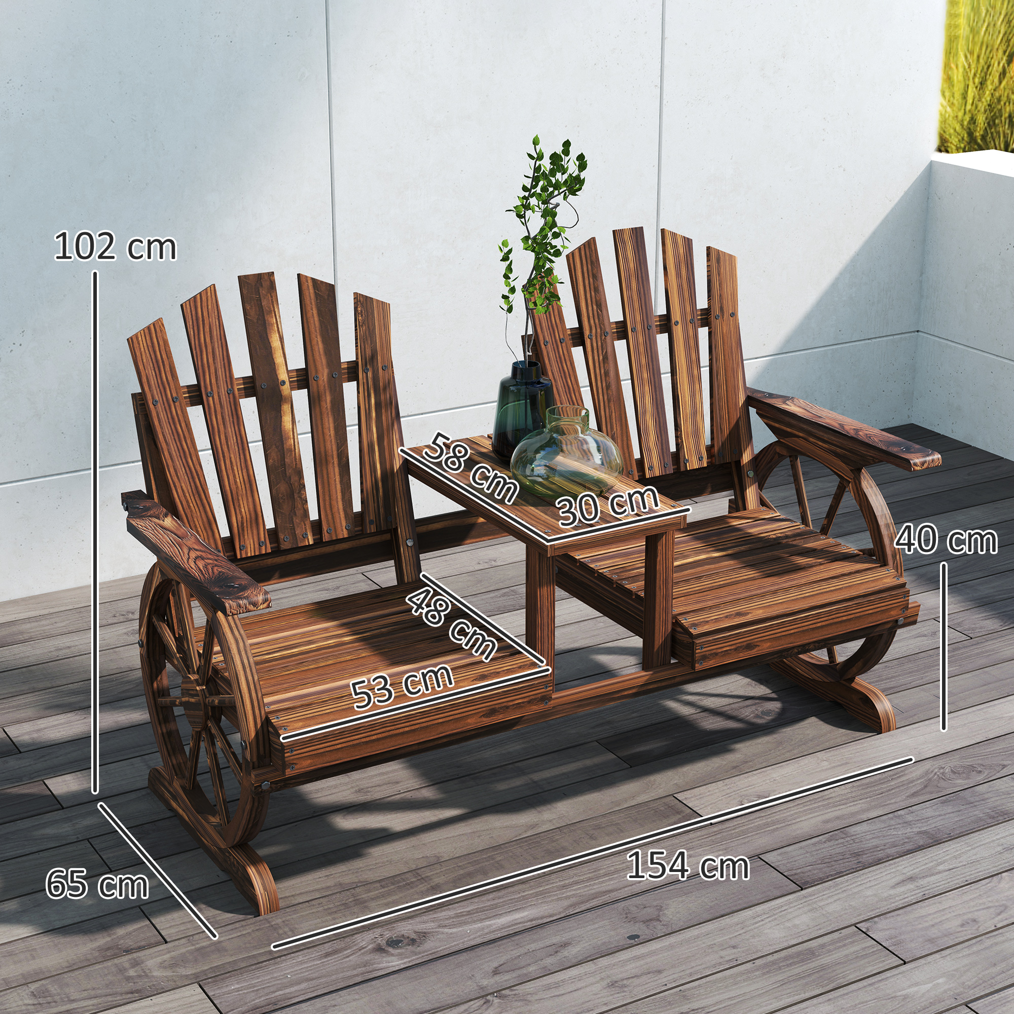 Sodo suolas 154 x 65 x 102 cm 2
