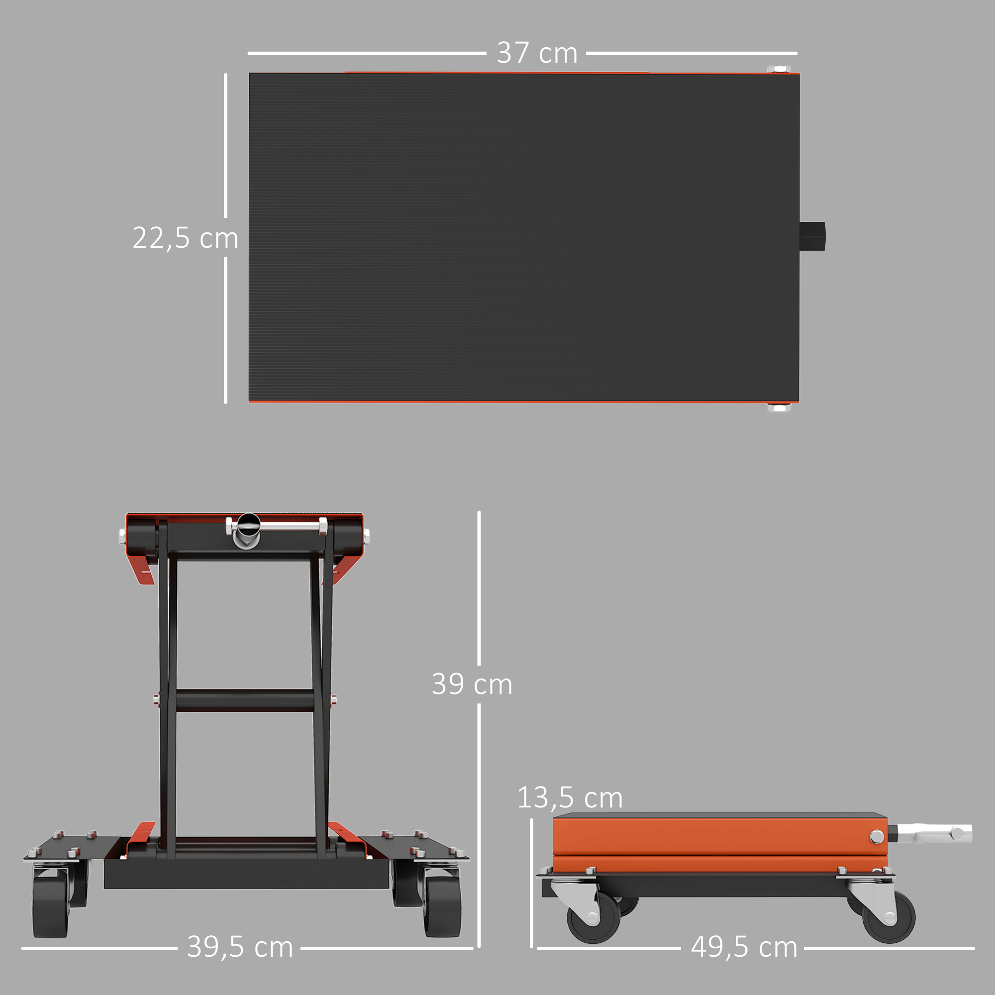 Motociklo keltuvas 135–390 mm 2