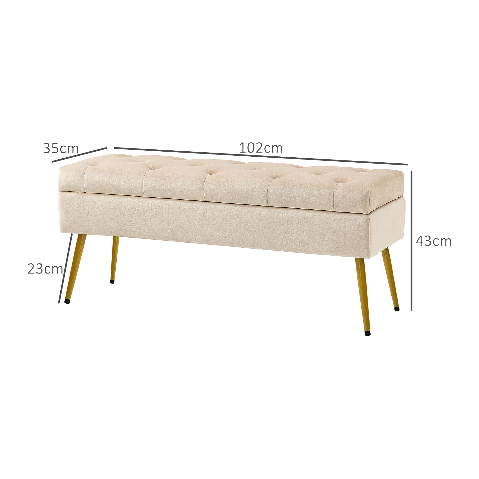 Pufas 102 × 35 × 43 cm 2