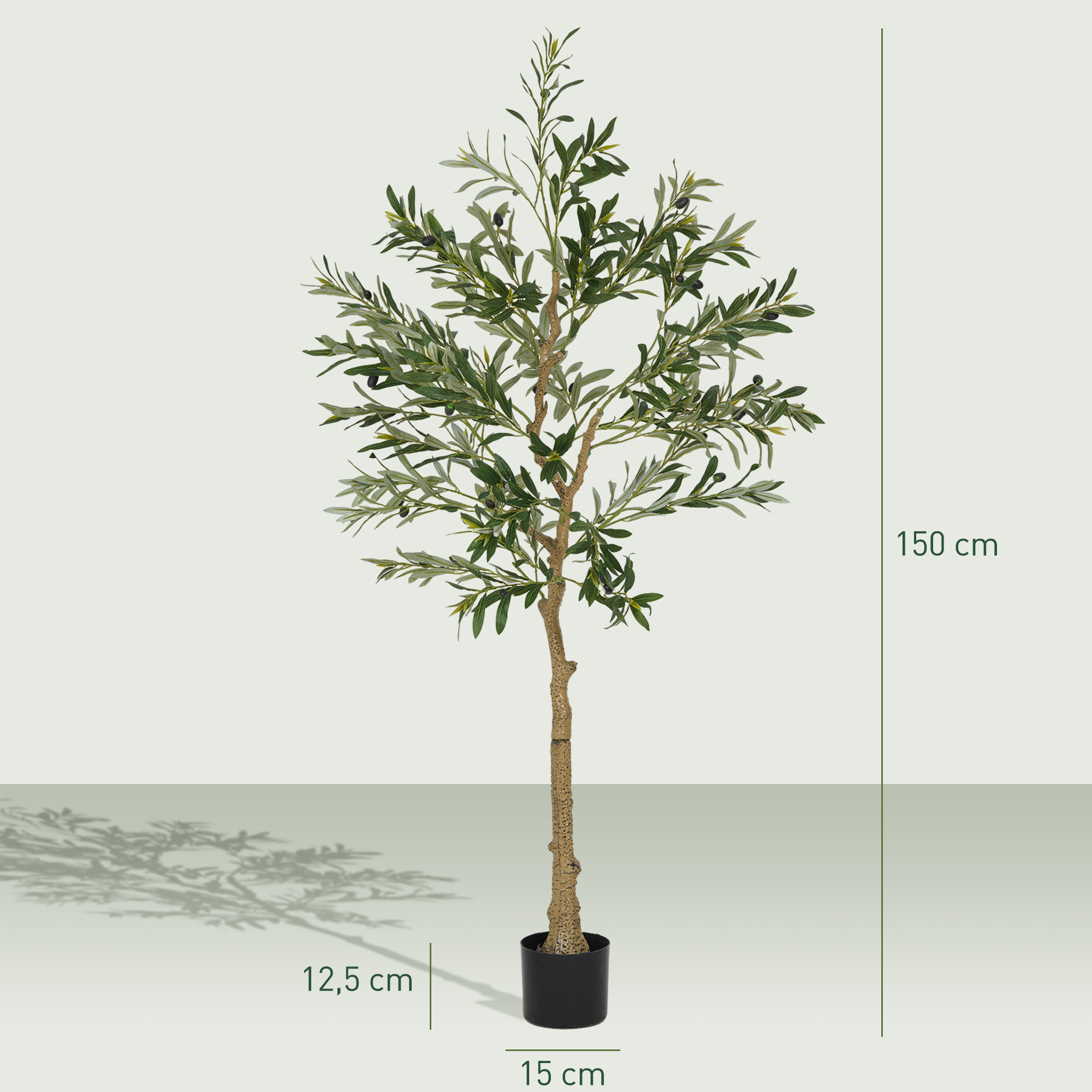 Dirbtinis alyvmedis 150 cm 2