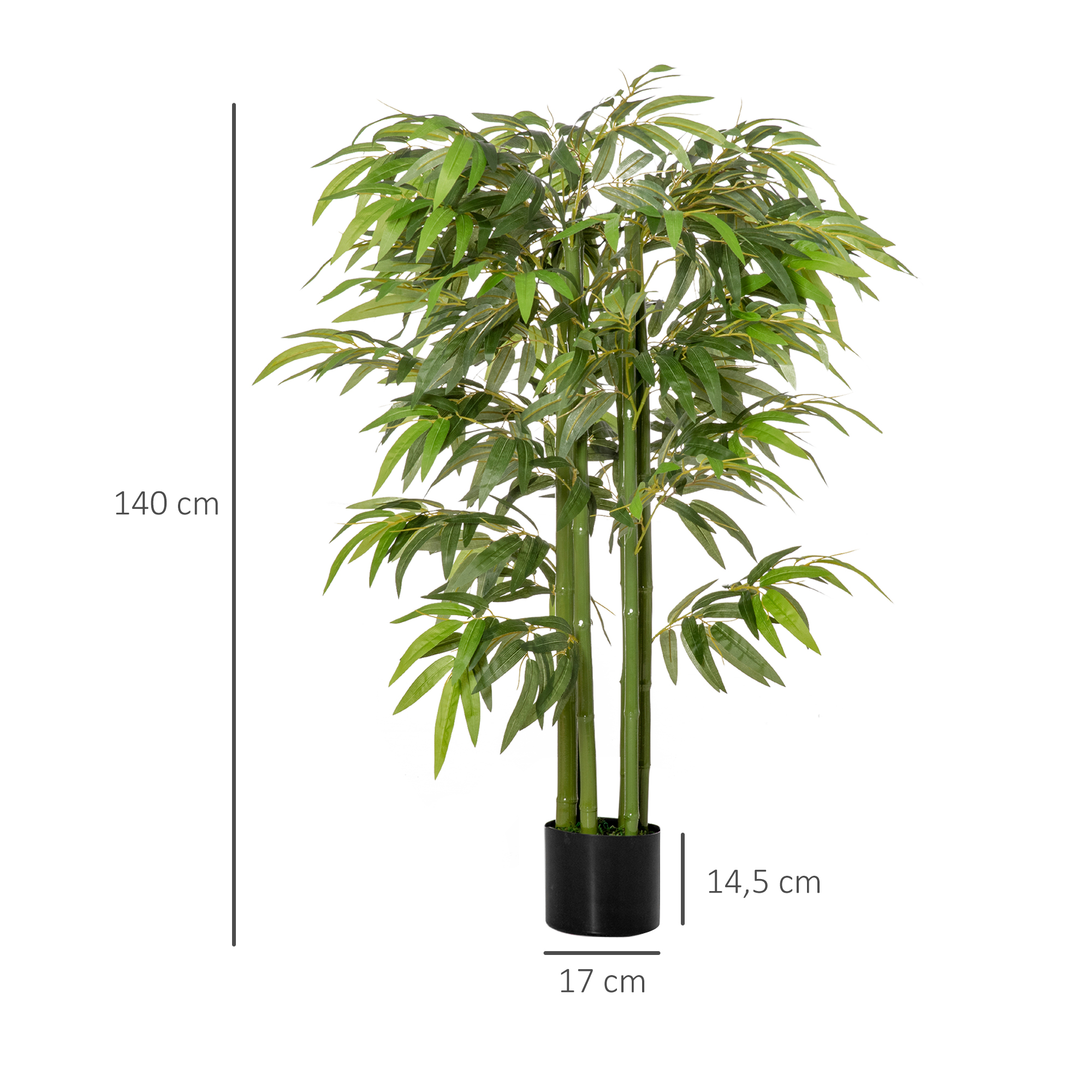 Dirbtinis bambukas 140 cm 2