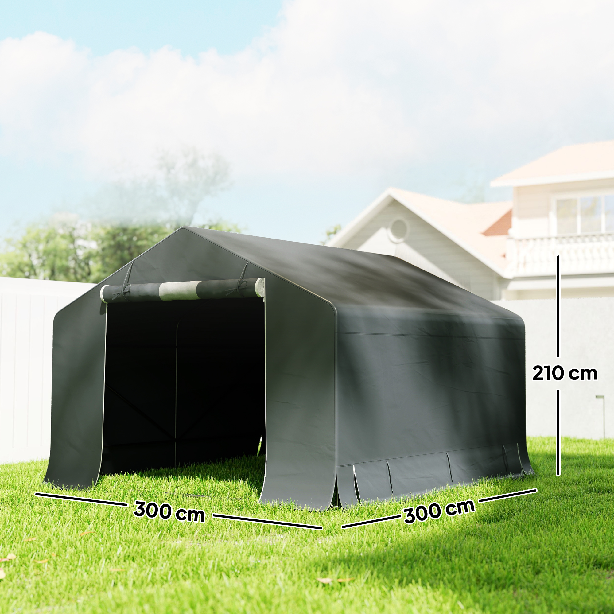 Sodo sandėliukas 3 × 3 m 2