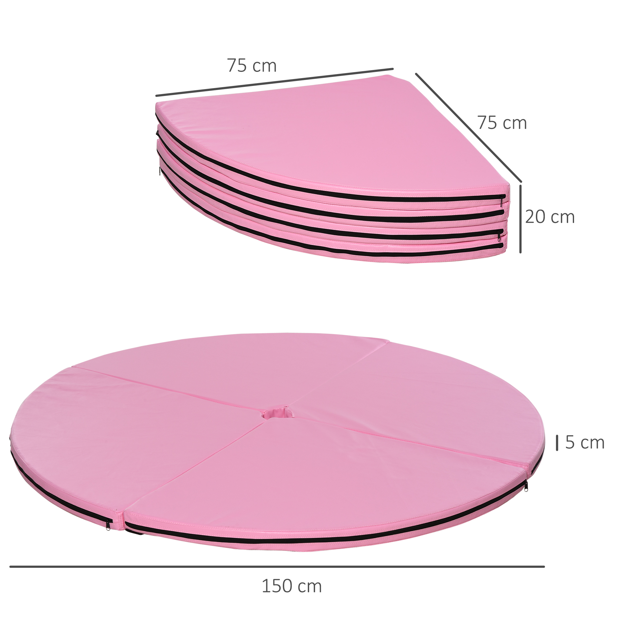 šokių kilimėlis Ø150 cm 2