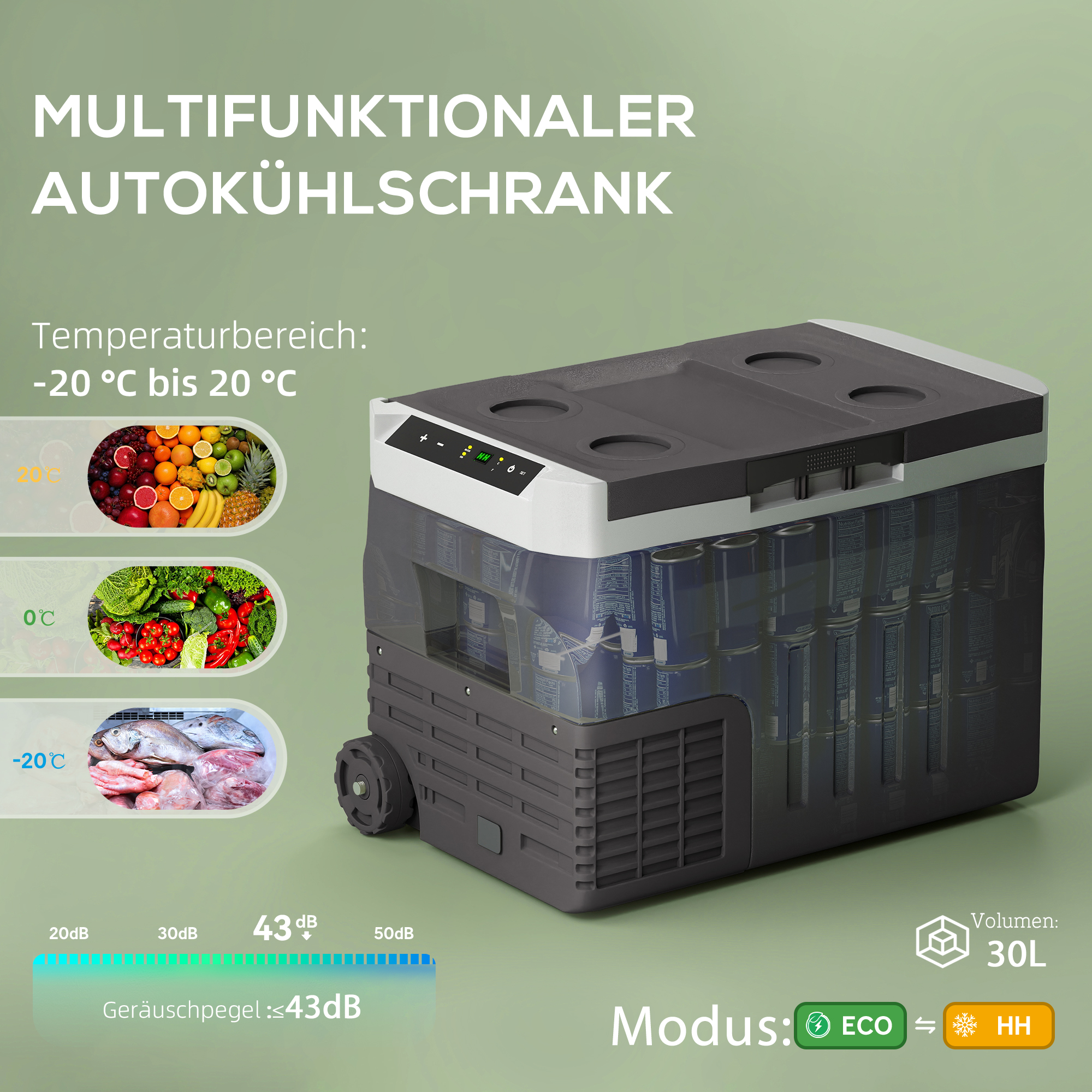 Kompresorinė šaldymo dėžė 30 L 3