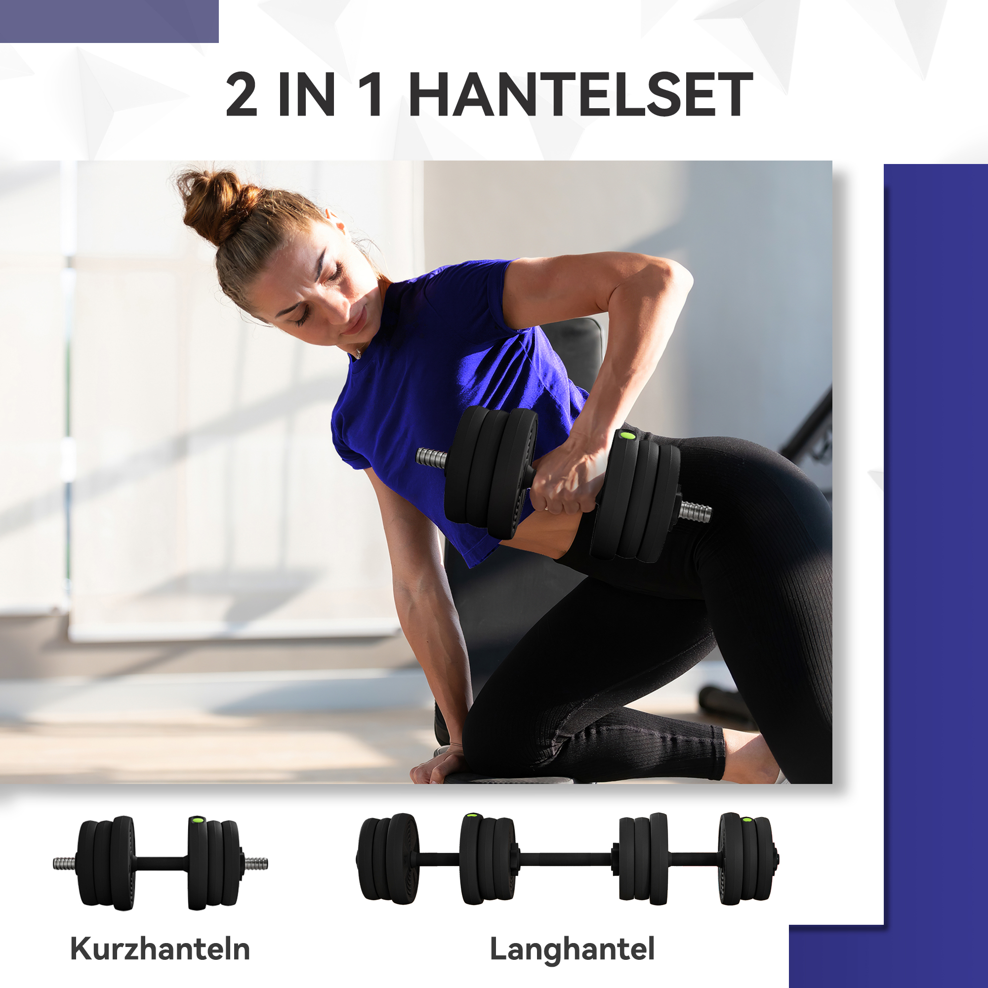 Hantelių rinkinys 20 kg 3