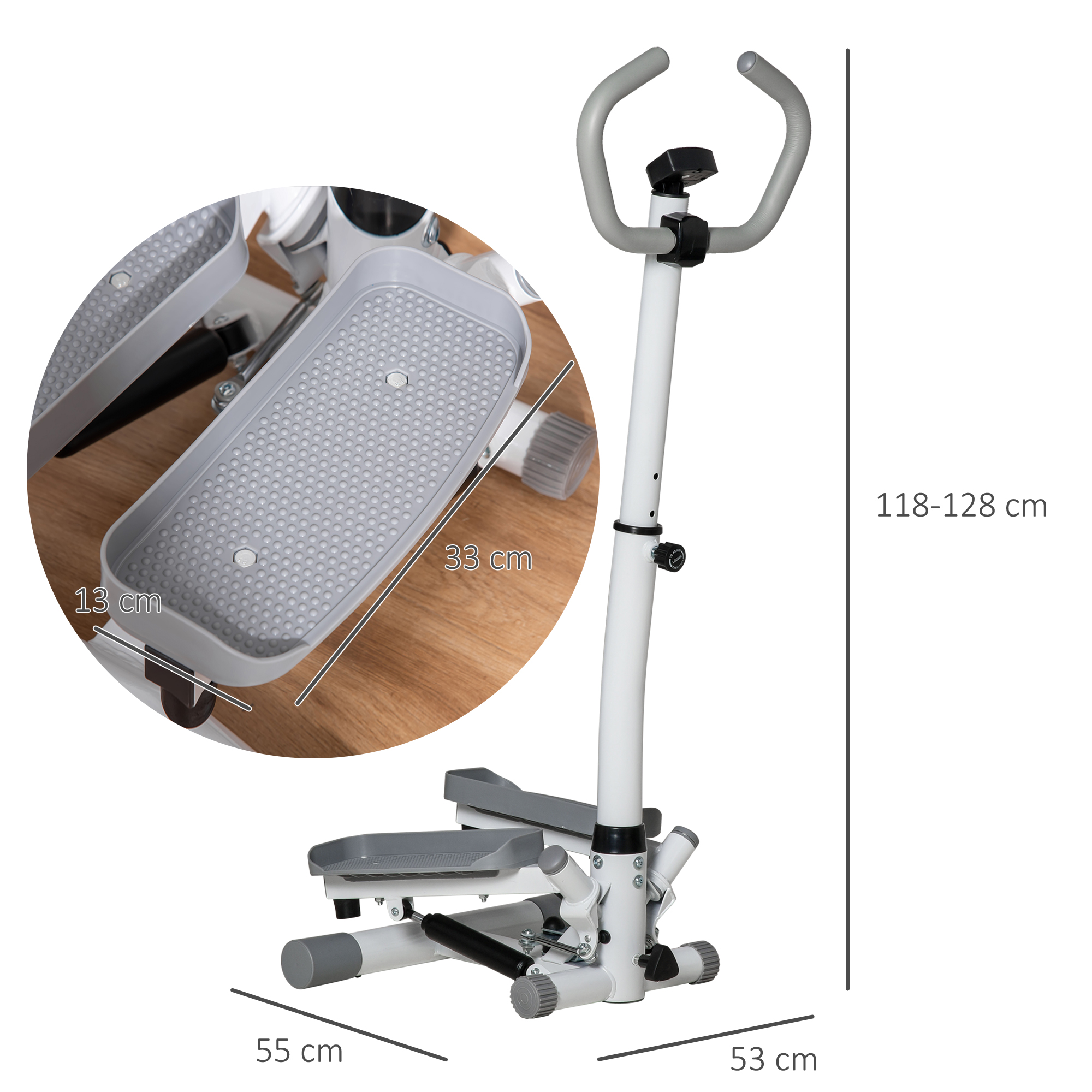 Stepperis 55 × 53 × 118–128 cm 2
