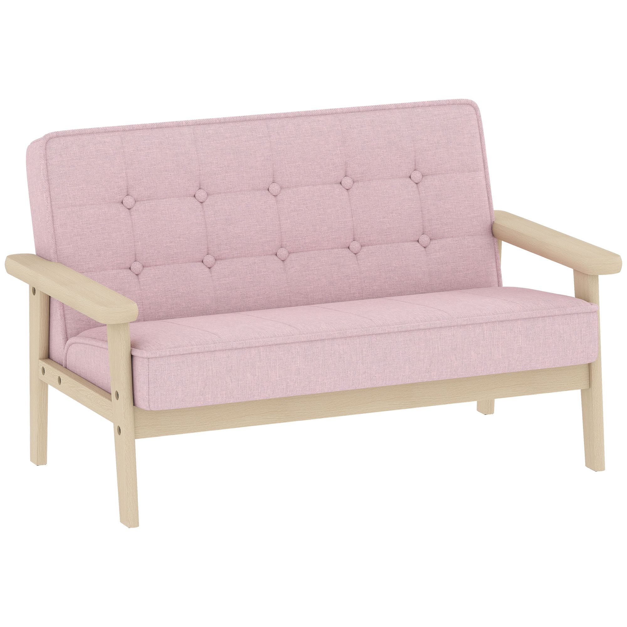 Vaikiška sofa rožinė