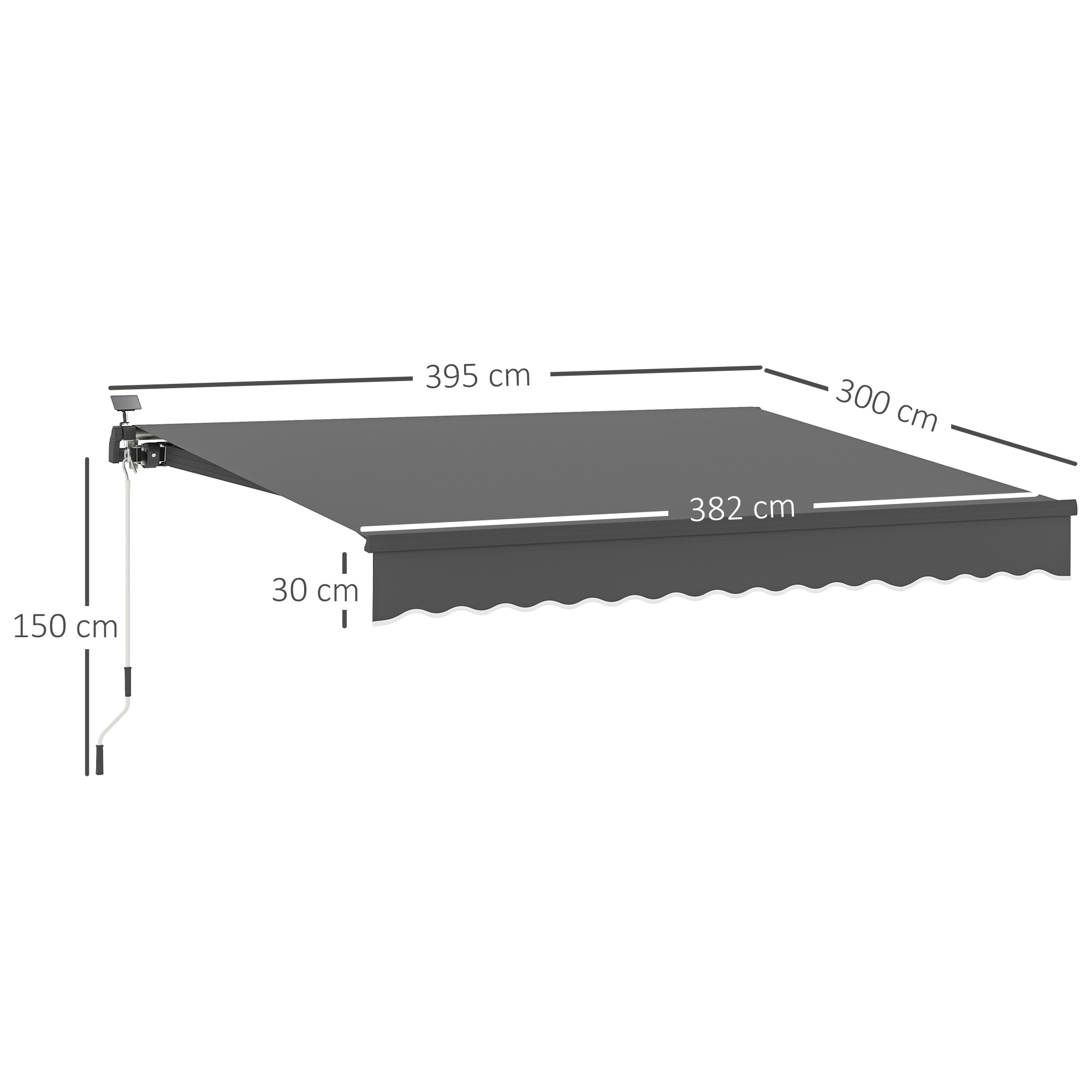 Markizė 395 × 300 cm 2