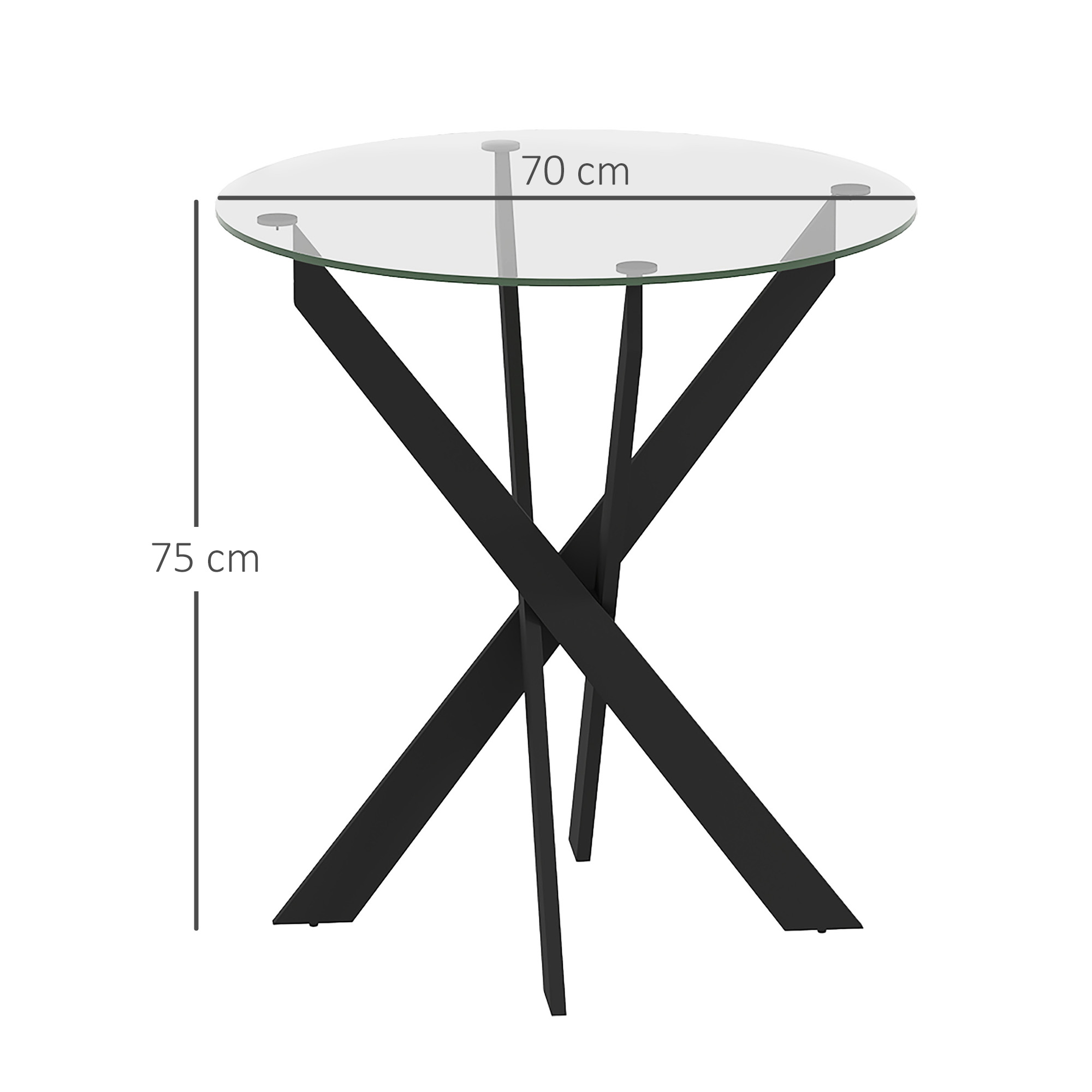Valgomasis stalas Ø70 cm 2