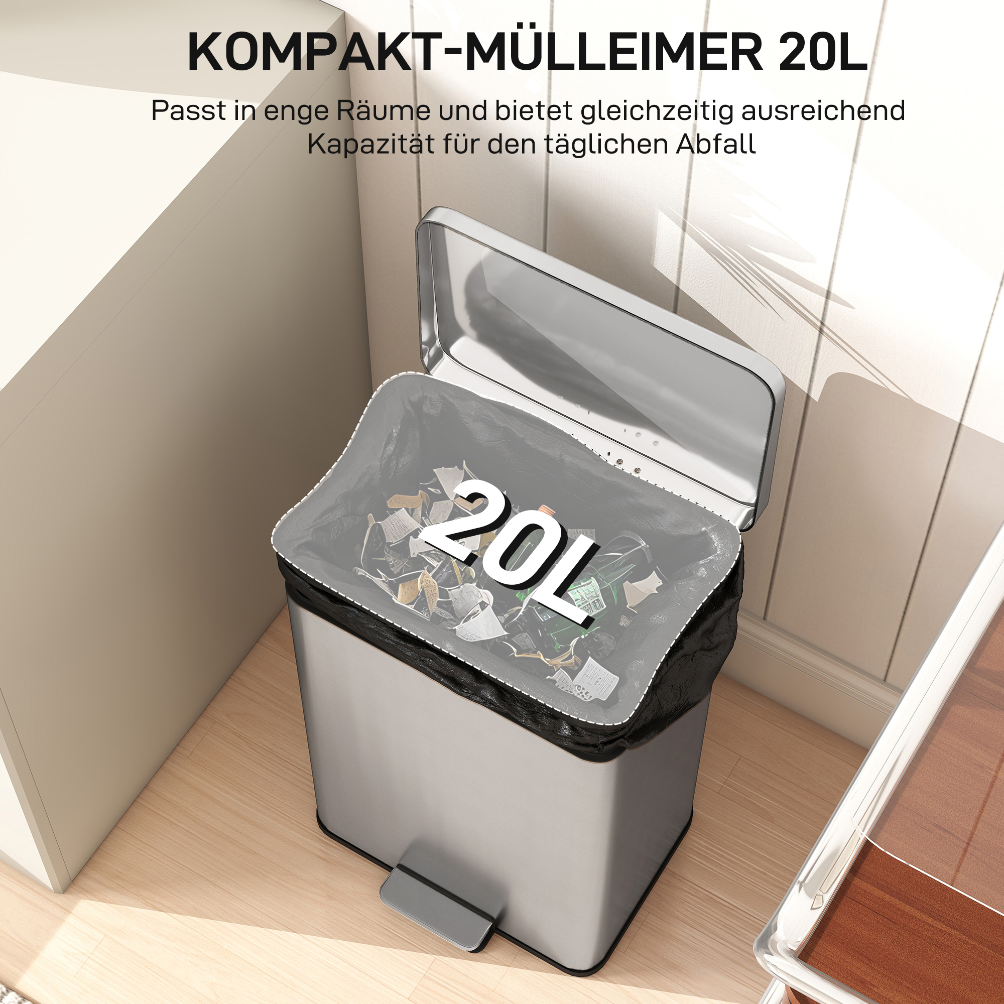 Šiukšlių dėžė 20 l 3