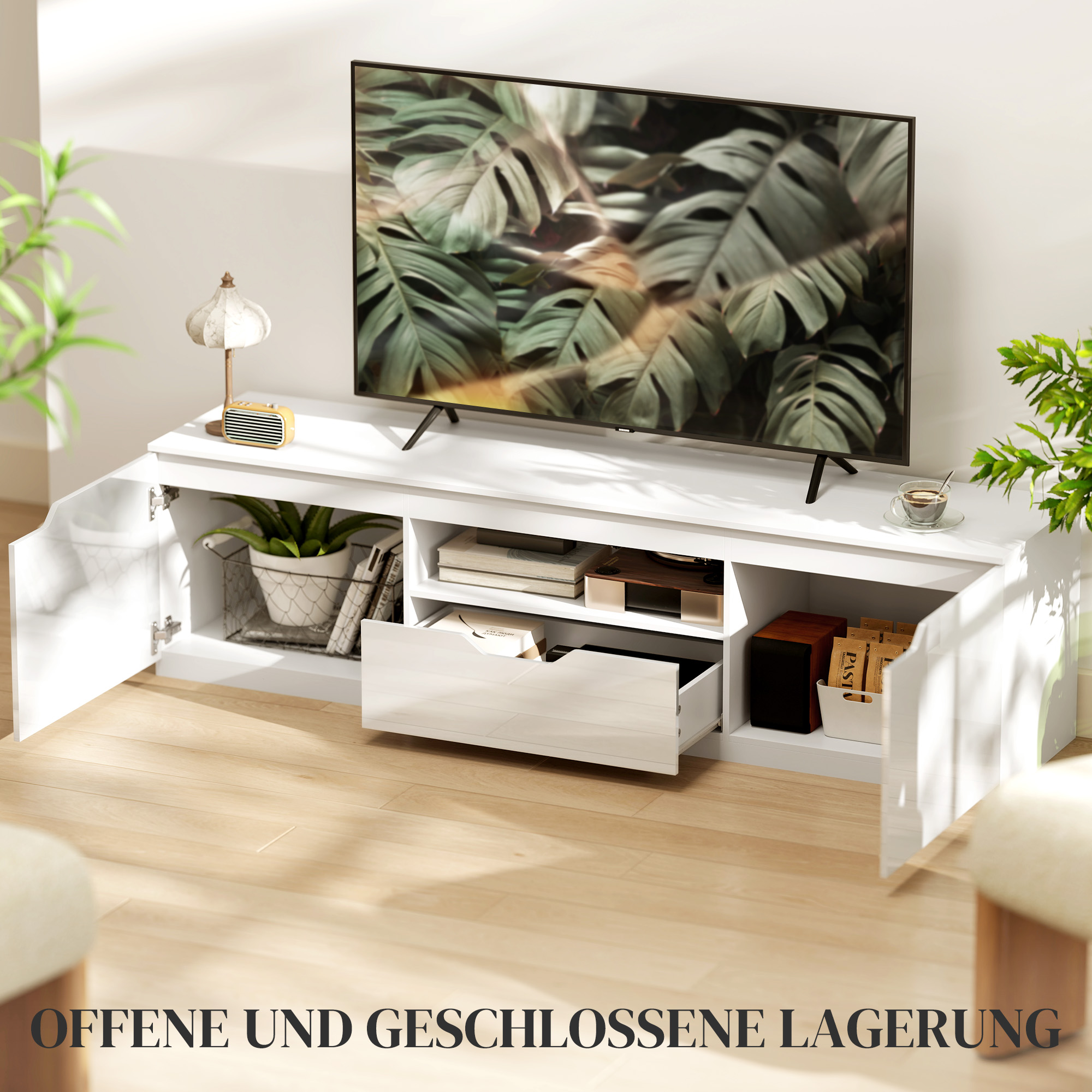 TV staliukas 160 × 38 × 43 cm 3