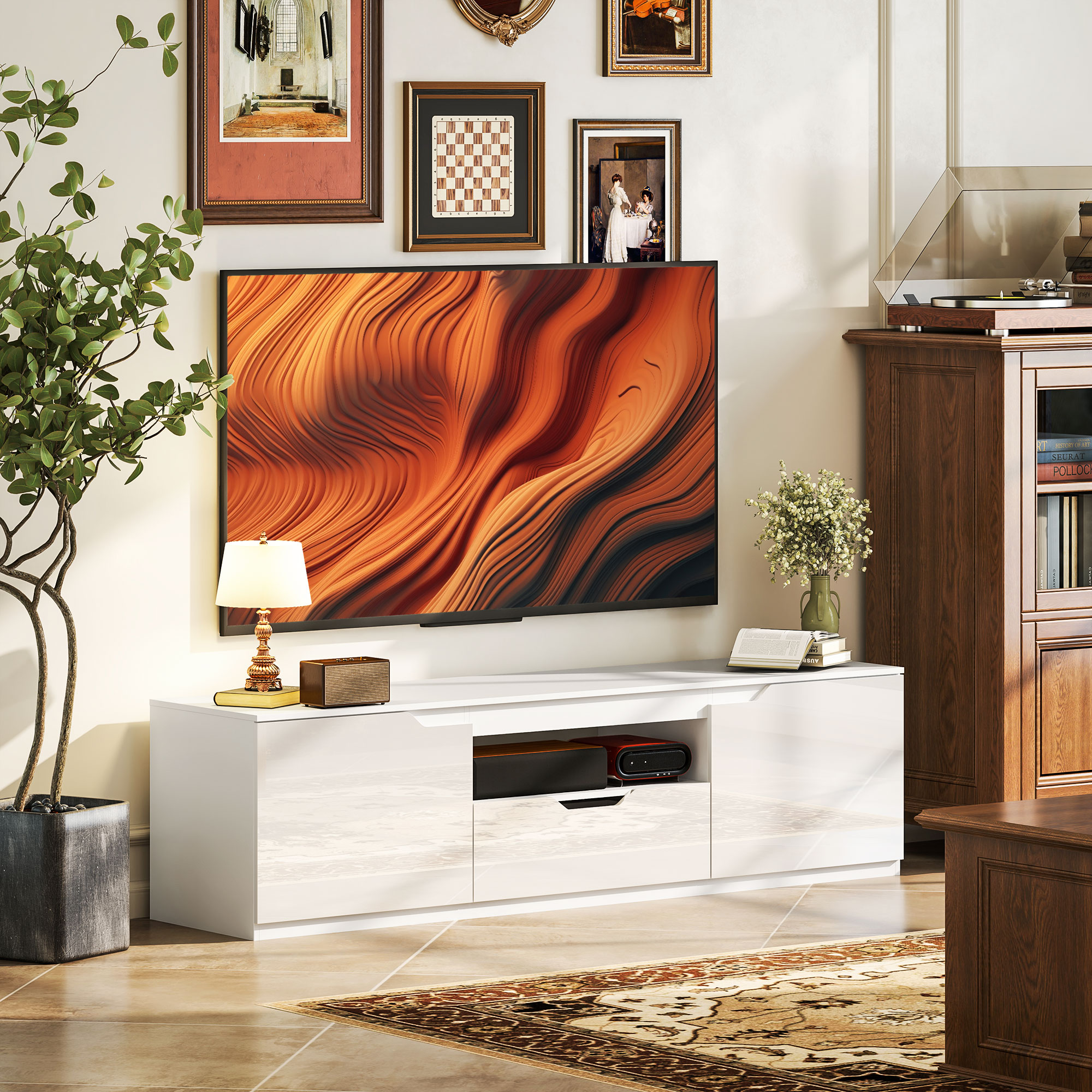 TV staliukas 160 × 38 × 43 cm