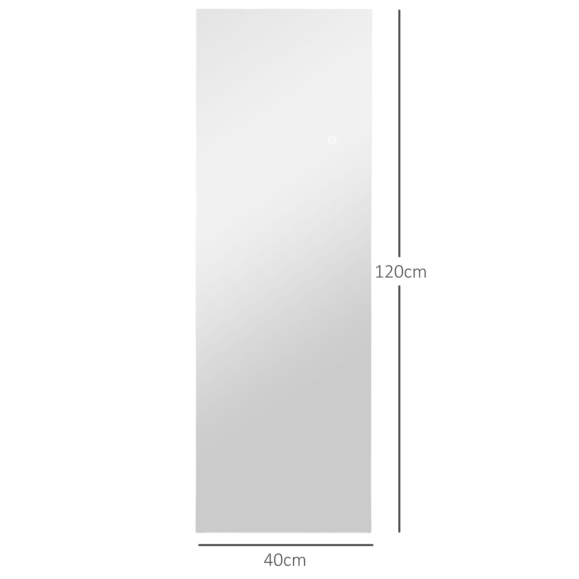 Viso kūno veidrodis 40 × 120 cm 2