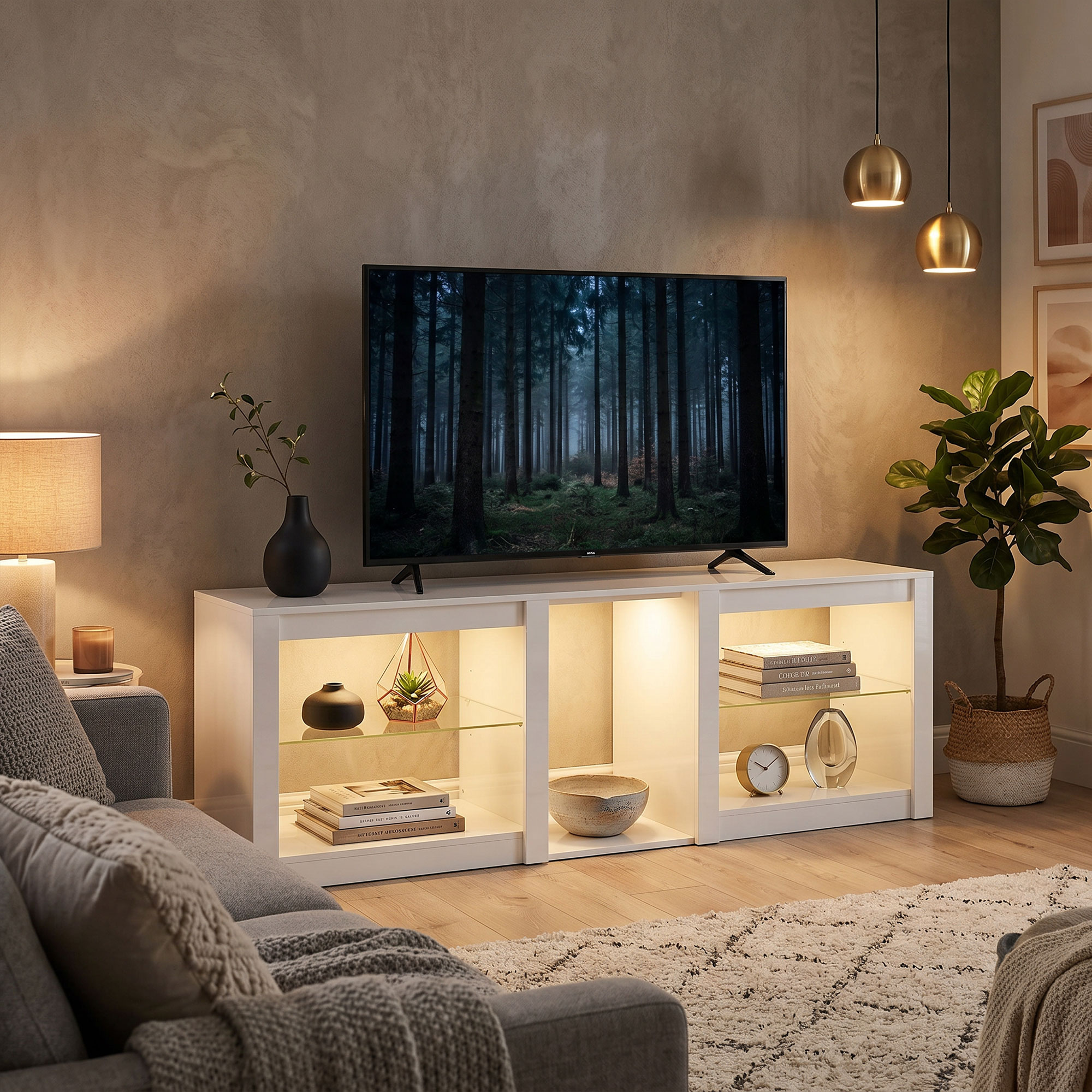 TV spintelė 160 x 35 x 52 cm