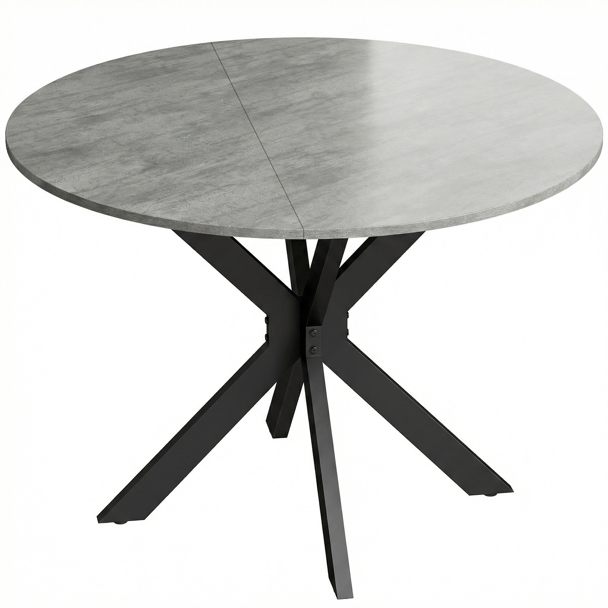 Sulankstomas valgomojo stalas 110 x 110 x 76 cm