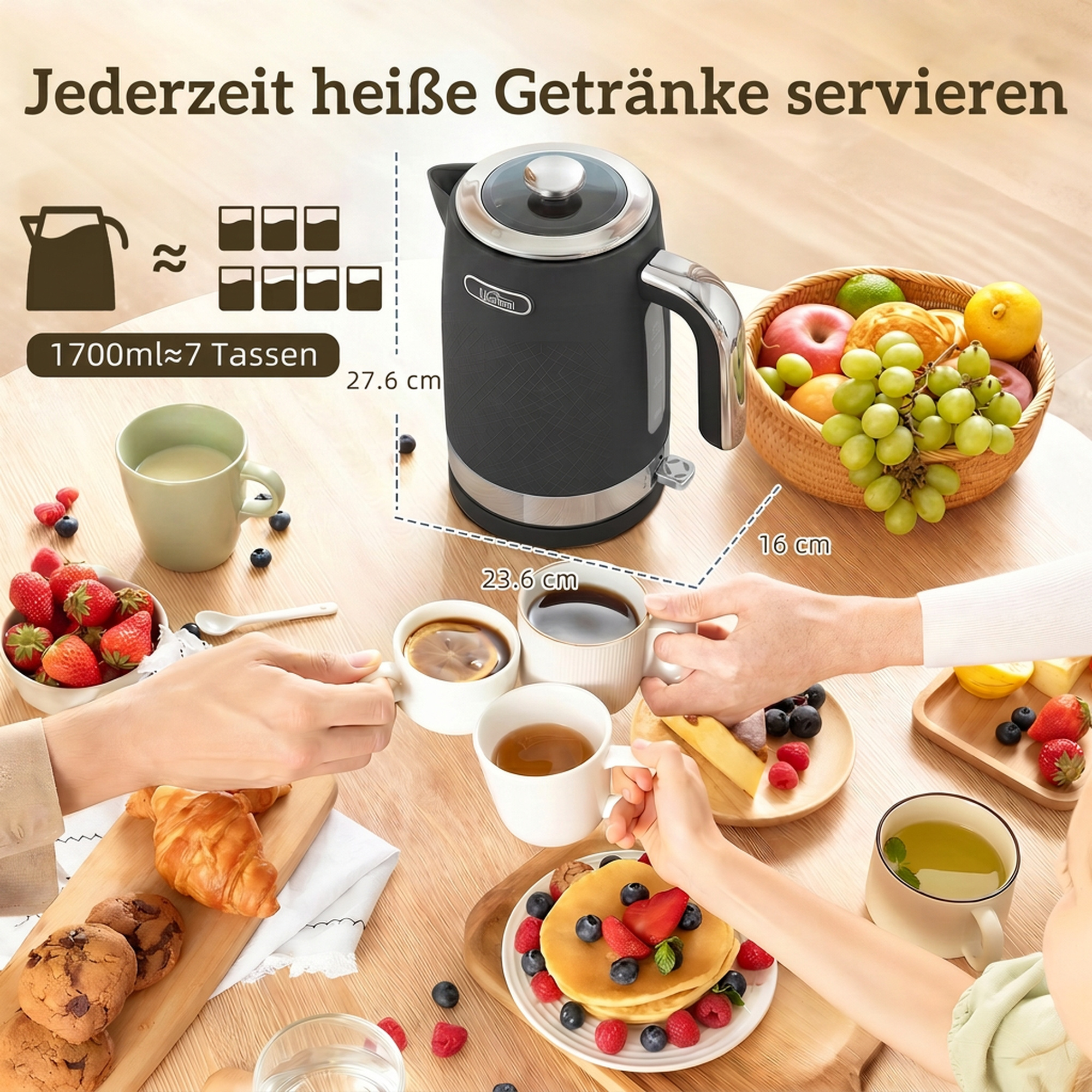 Virdulio ir skrudintuvo rinkinys, 1,7 l, juodas 3