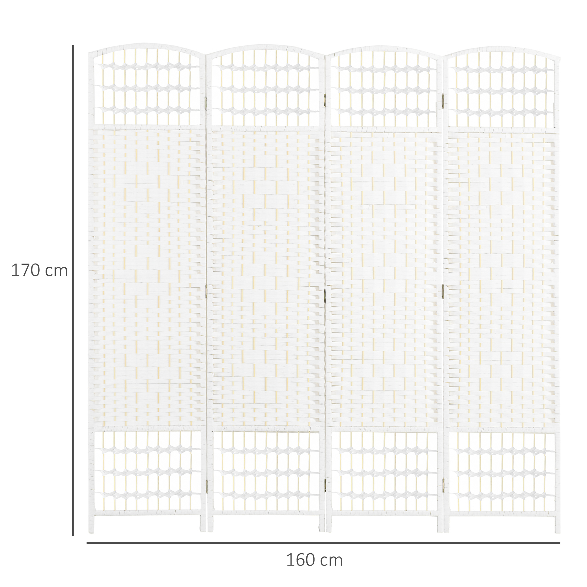 Kambario pertvara 160 x 170 cm 4 dalys 2