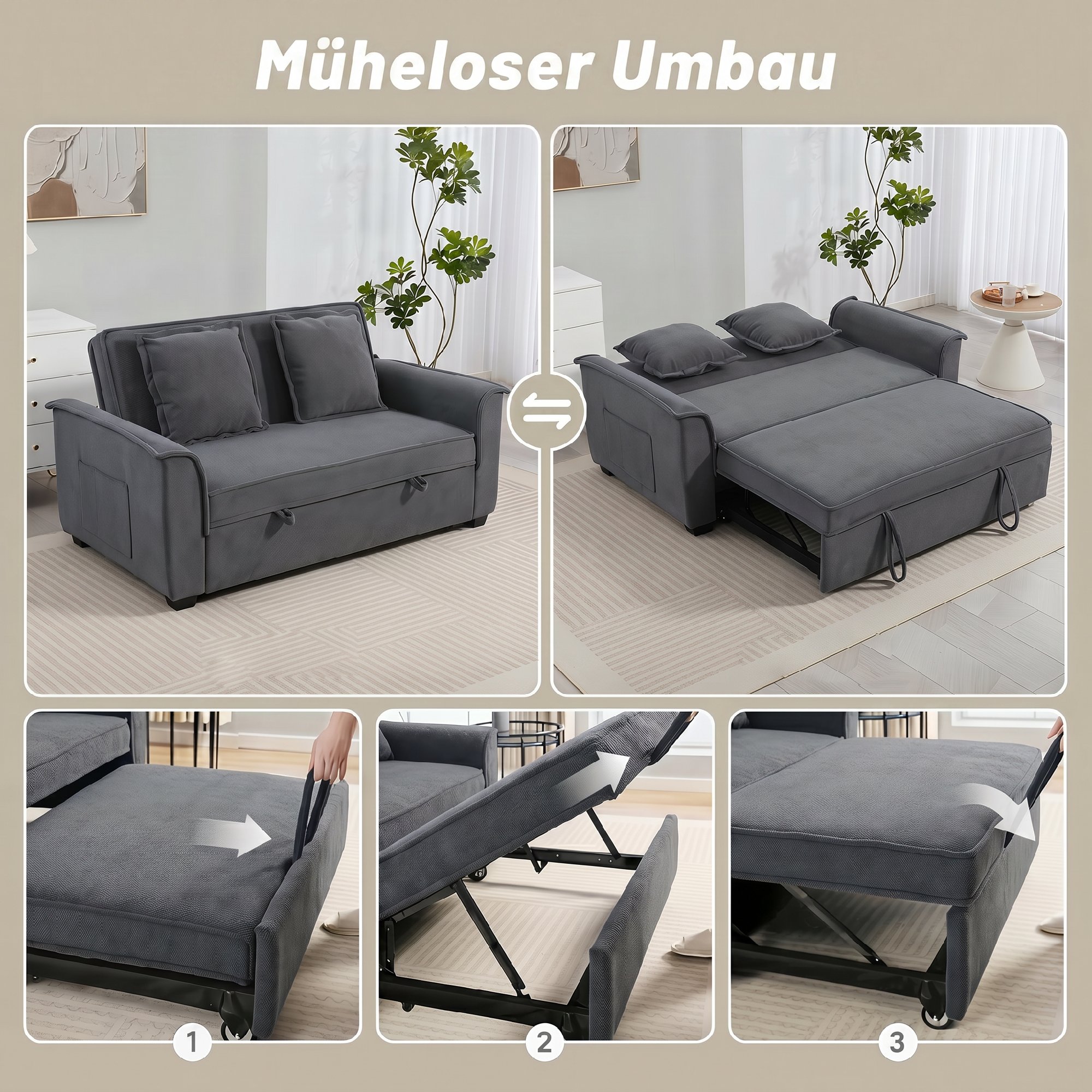 Futoninė sofa 168 x 85 x 86 cm 3